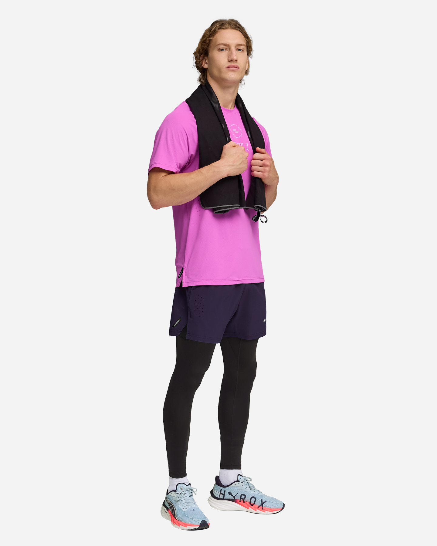 T-shirt training PUMA HYROX M - Fucsia - 4 | Cisalfa Sport