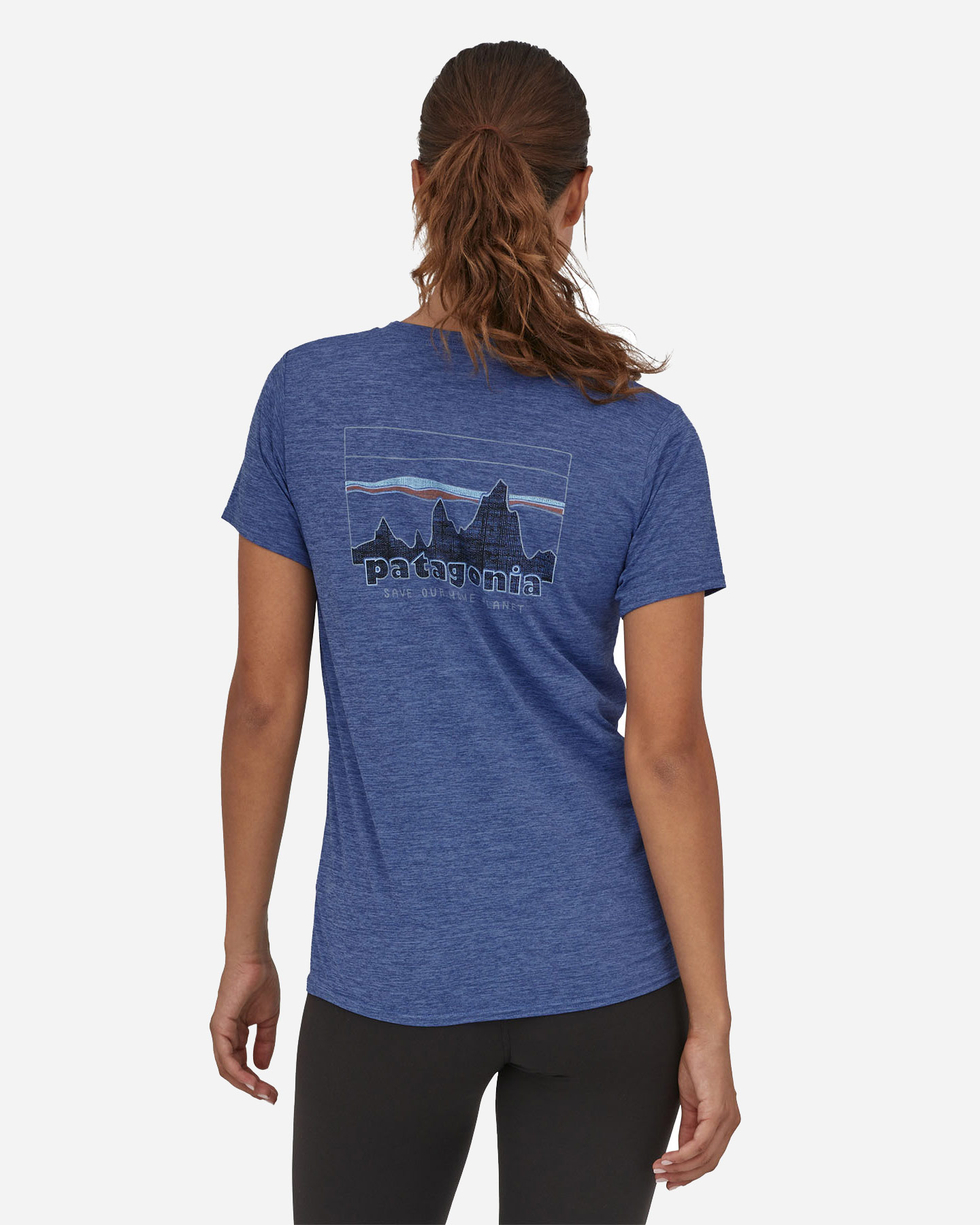 T-shirt PATAGONIA COOL DAILY GRAPHIC W - Blu - 3 | Cisalfa Sport
