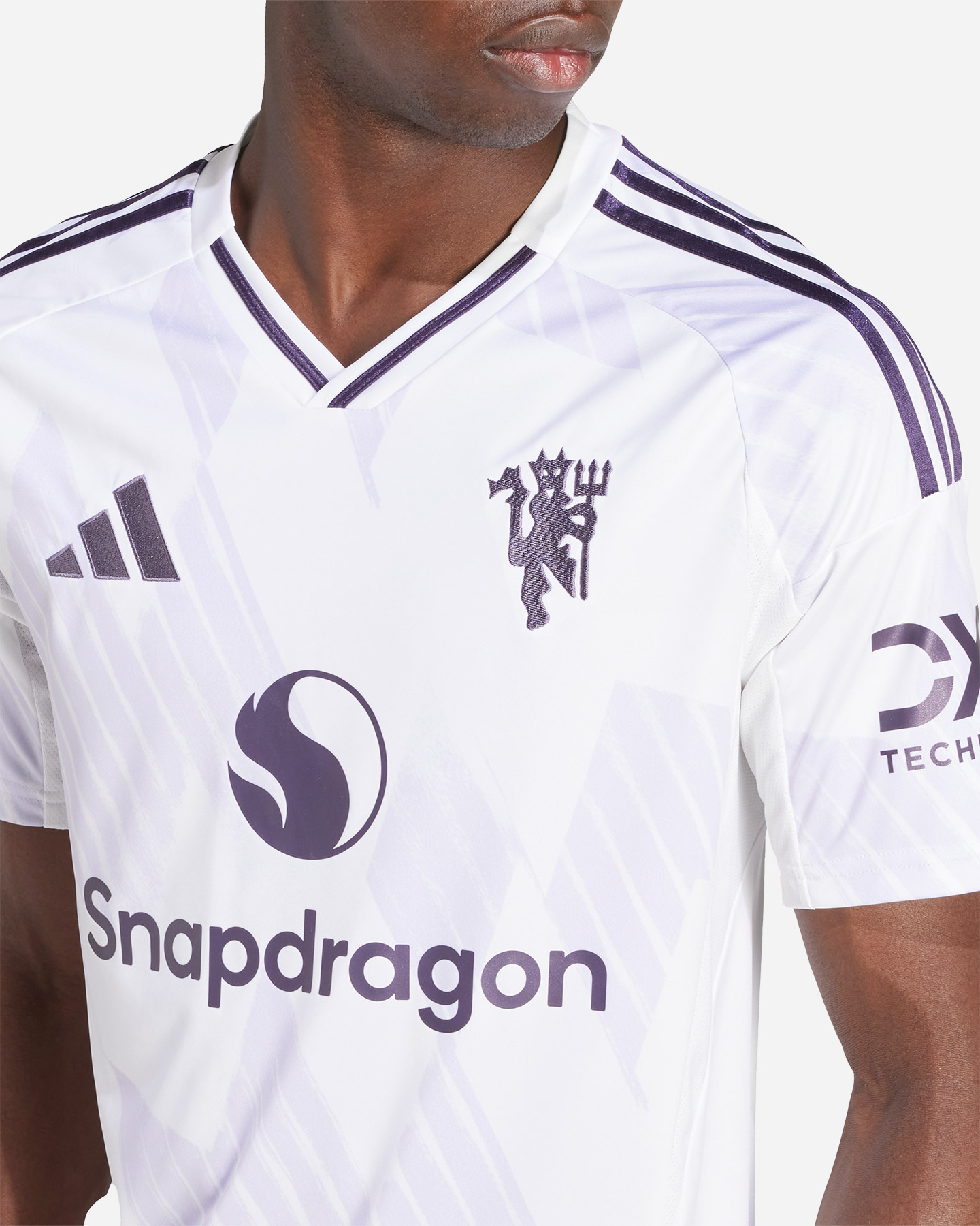 Maglia calcio ufficiale ADIDAS MANCHESTER UNITED AWAY 25-26 M - Bianco - 4 | Cisalfa Sport