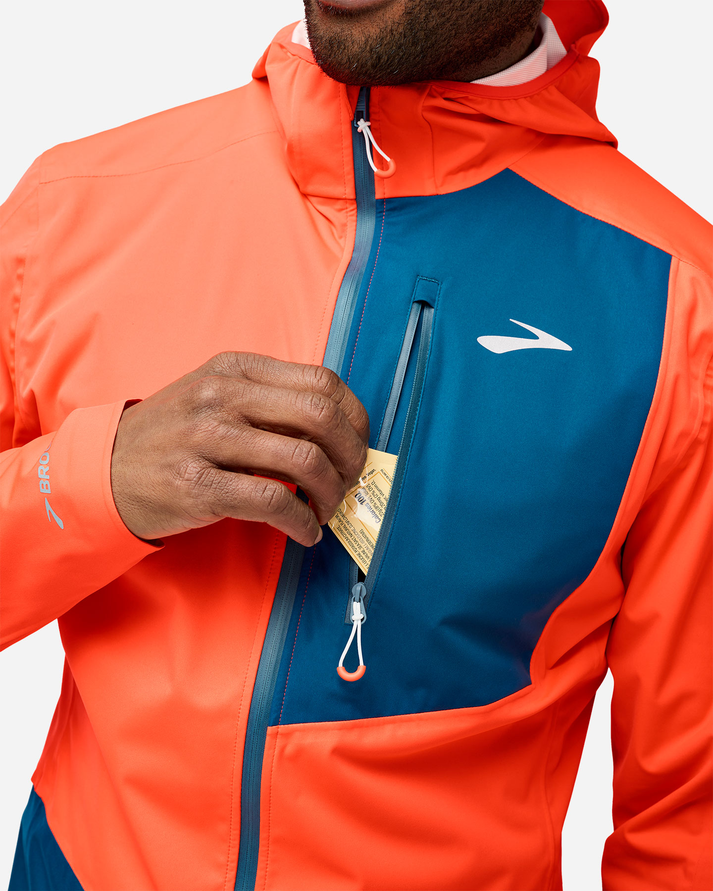 Giacca running BROOKS HIGH POINT WATERPROOF 2.0 M - Color mix - 5 | Cisalfa Sport