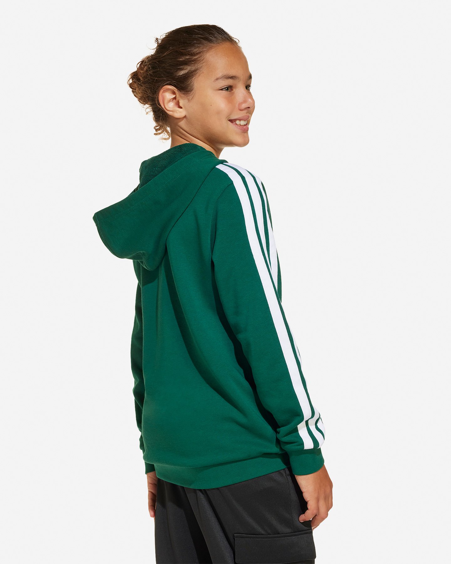 Felpa ADIDAS 3STRIPES JR - Verde - 2 | Cisalfa Sport