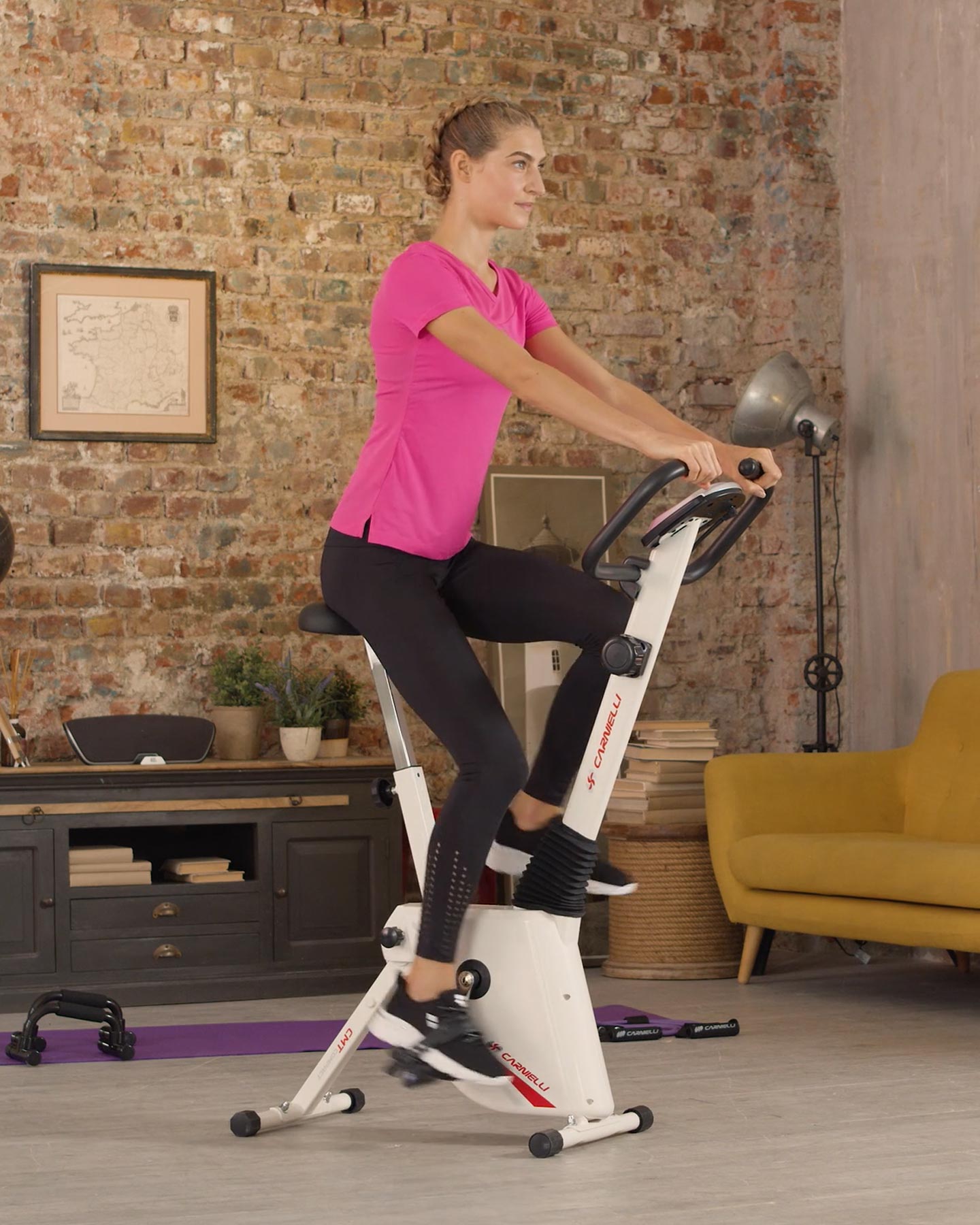 Cyclette CARNIELLI COMPACT - Bianco - 4 | Cisalfa Sport