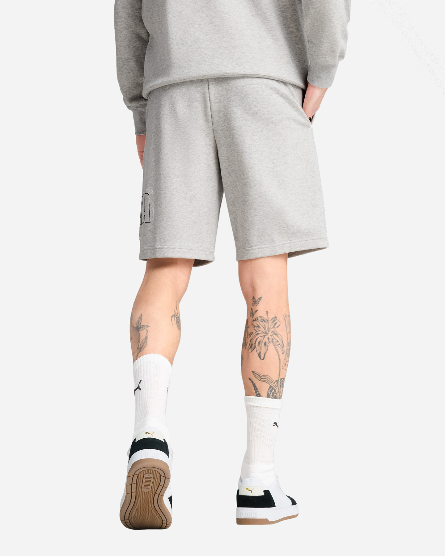 Pantaloncini PUMA LOGO LAB M - Grigio - 3 | Cisalfa Sport