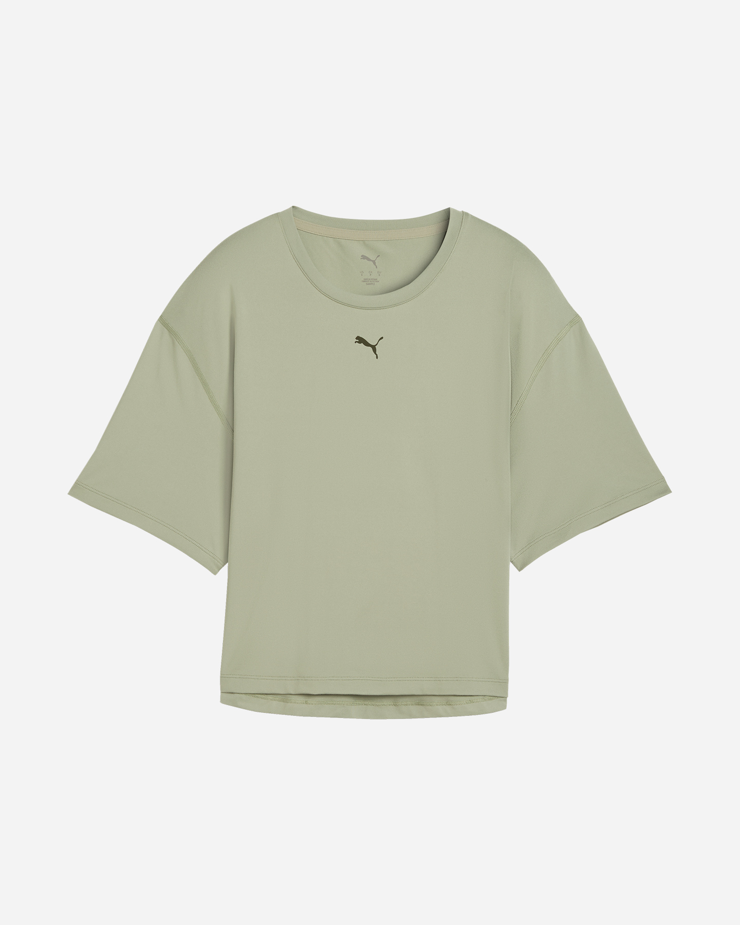 T-shirt training PUMA SMALL LOGO W - Verde - 0 | Cisalfa Sport