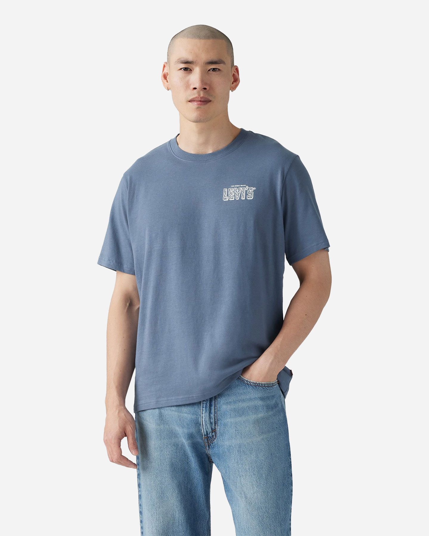 T-shirt LEVI'S RELAXED BACK LOGO M - Azzurro - 0 | Cisalfa Sport