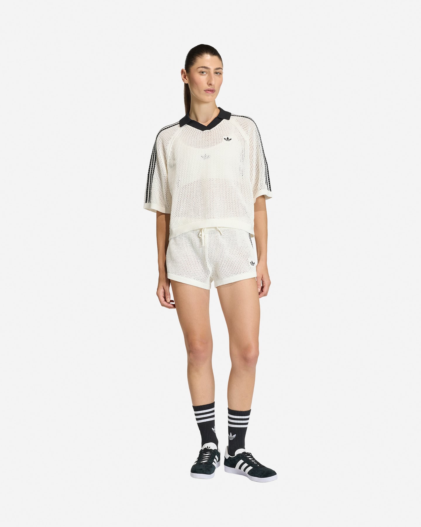 T-shirt ADIDAS CROCHET W - Bianco - 3 | Cisalfa Sport