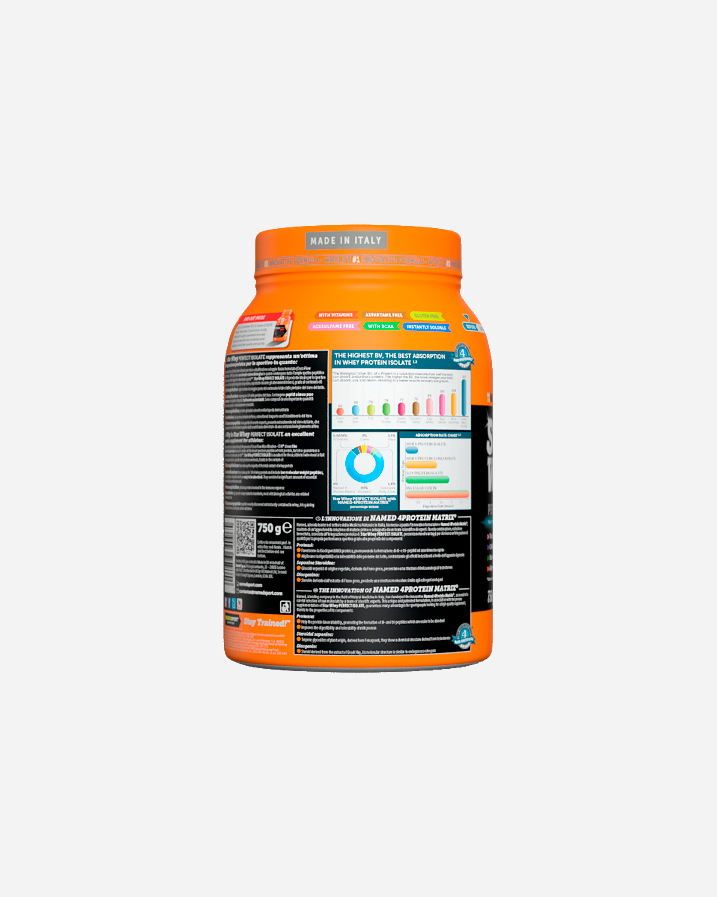 Energetico NAMED SPORT STAR WHEY ISOLATE 750G - Color mix - 2 | Cisalfa Sport