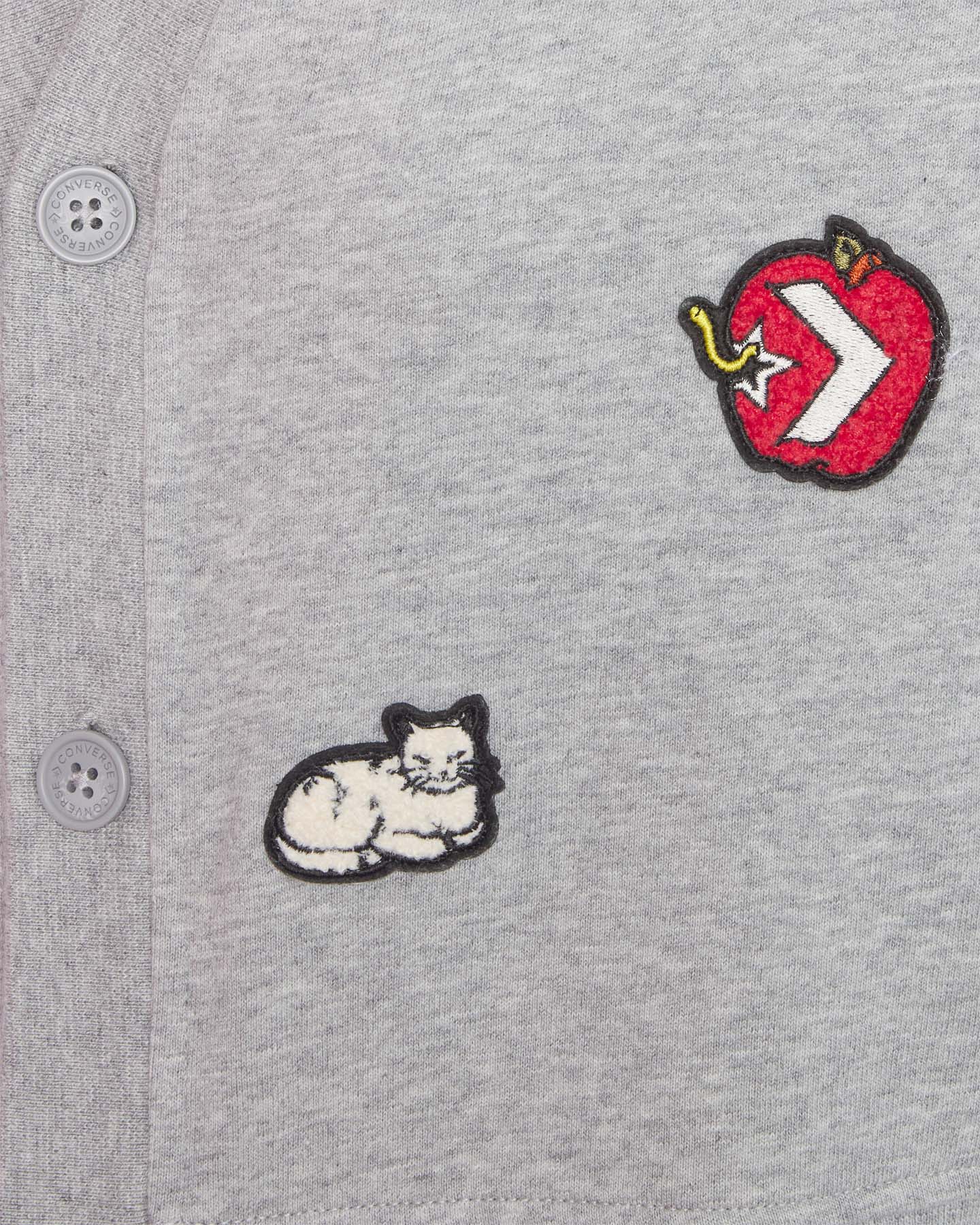 Felpa CONVERSE PATCH W - Grigio - 2 | Cisalfa Sport