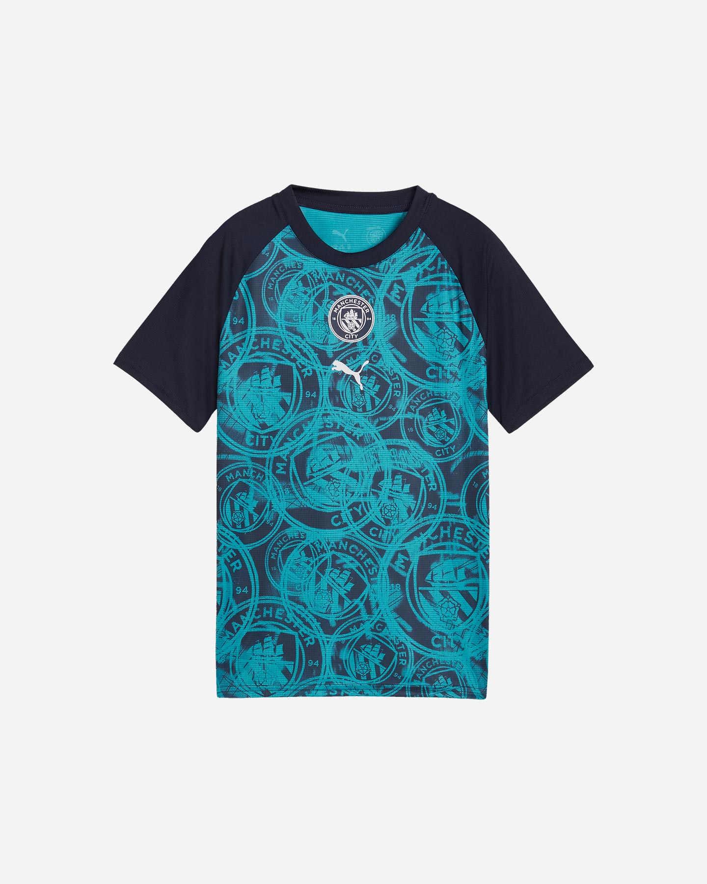 Puma Prematch Manchester City 26 Jr - Abbigliamento Calcio Ufficiale - Color Mix