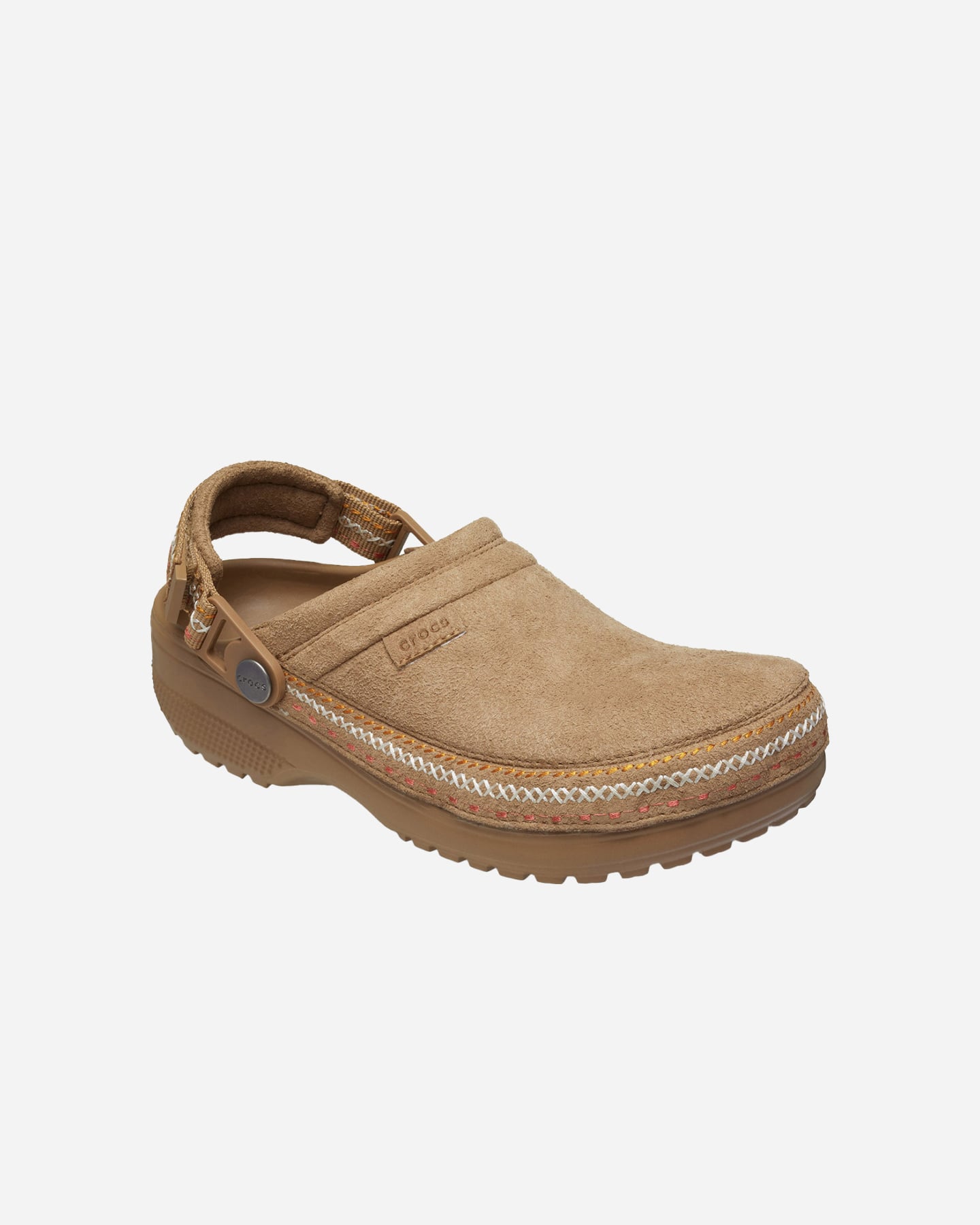 Sandali CROCS CLASSIC CRAFTED VEGAN SUEDE STITCH W - Marrone - 1 | Cisalfa Sport