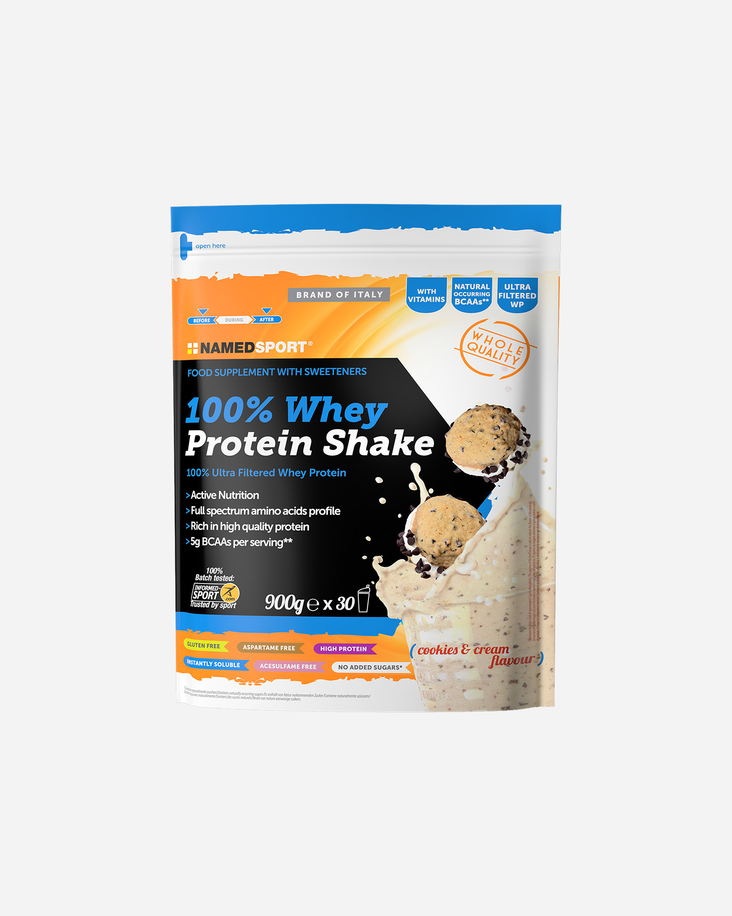 Image of Named Sport 100% Whey Protein Shake 900 - Energetico