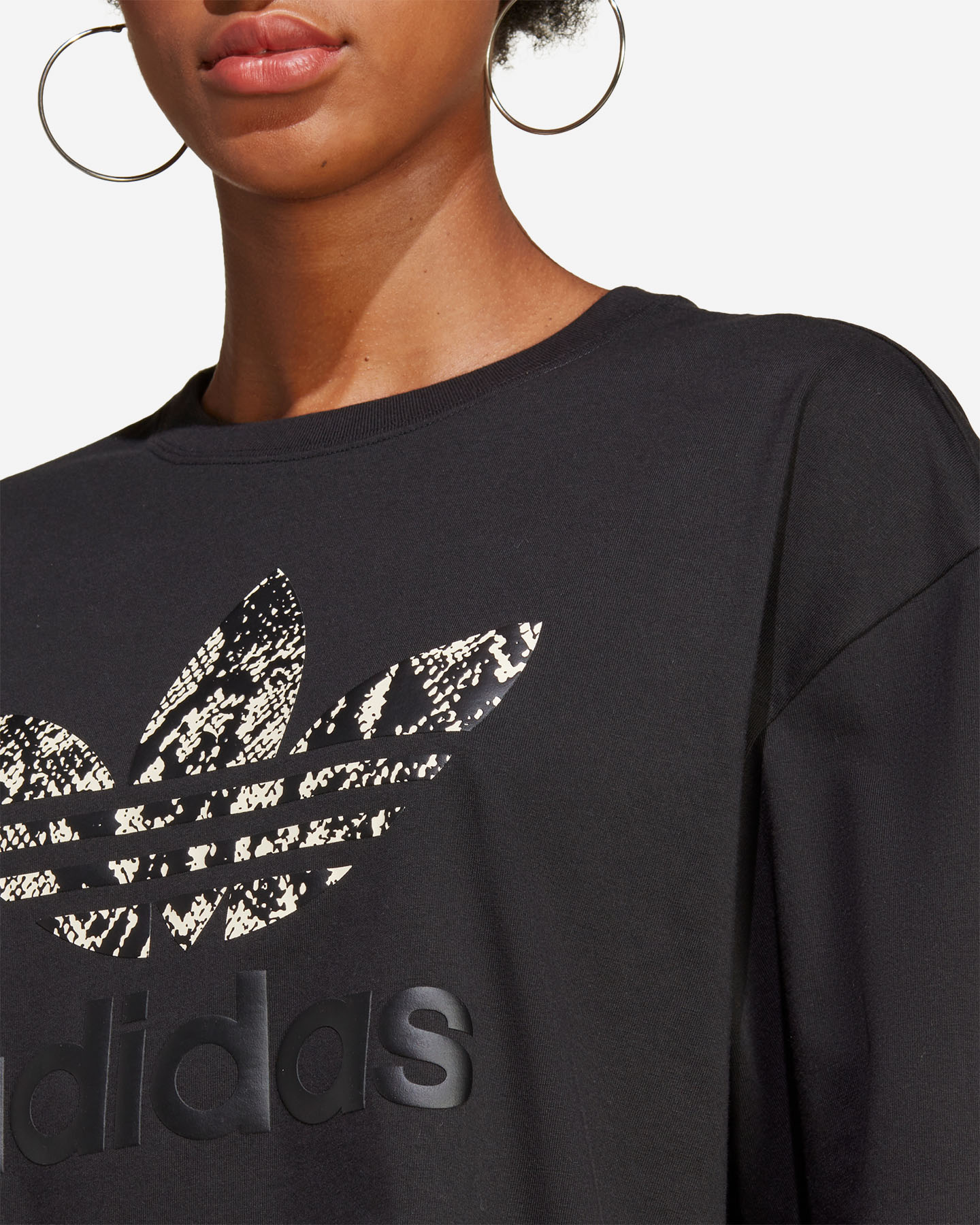 T-shirt ADIDAS ORIGINAL TREFOIL W - Nero - 3 | Cisalfa Sport