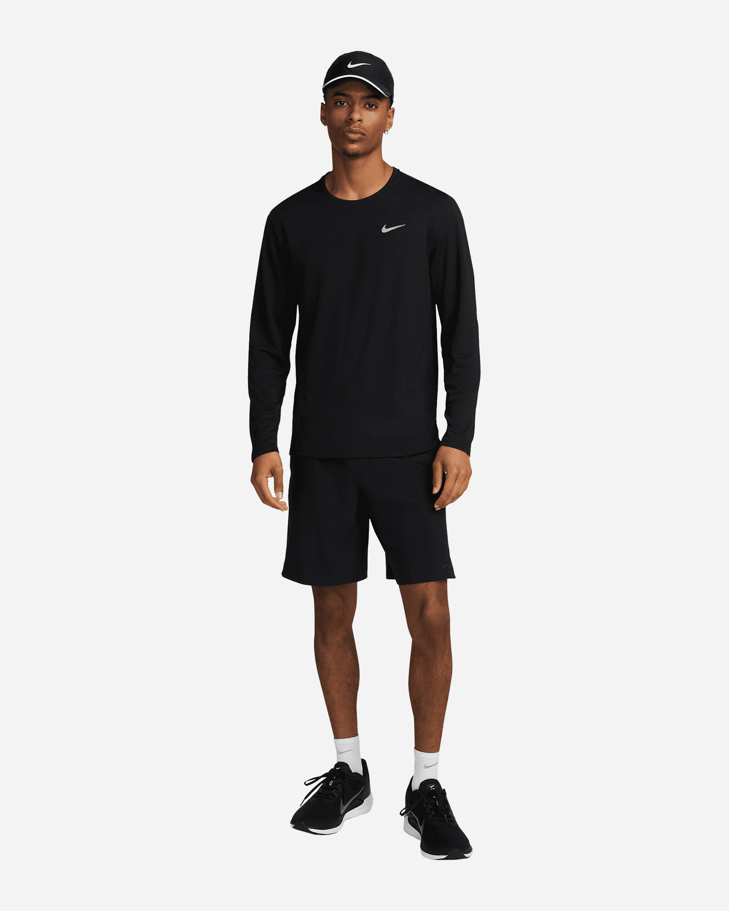 Maglia running NIKE MILER M - Nero - 3 | Cisalfa Sport