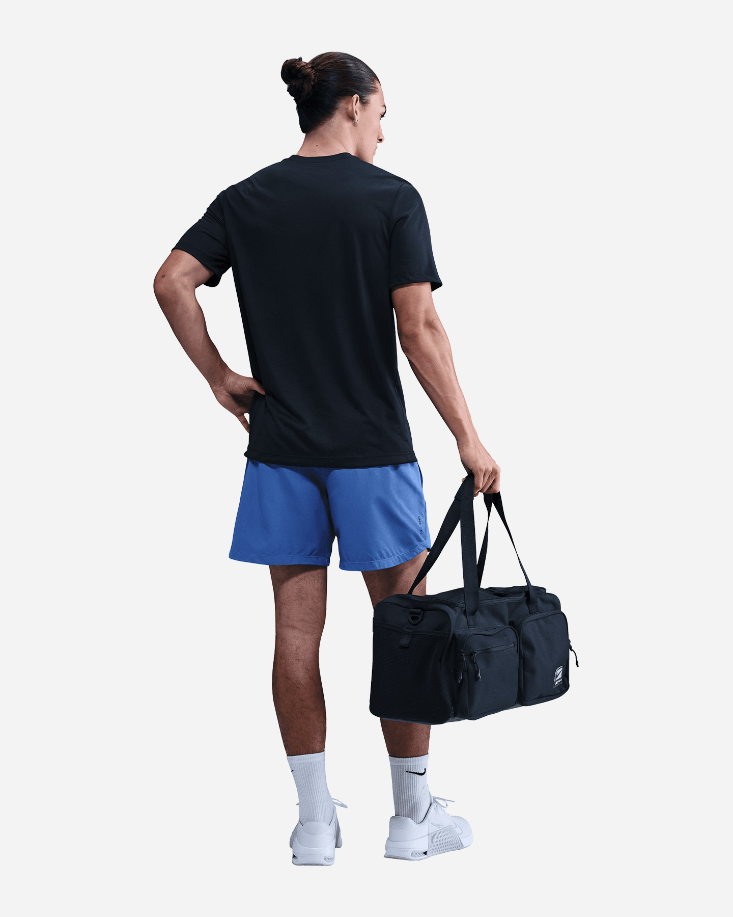 Pantalone training NIKE DRI FIT 6IN NK PRO M - Blu - 2 | Cisalfa Sport