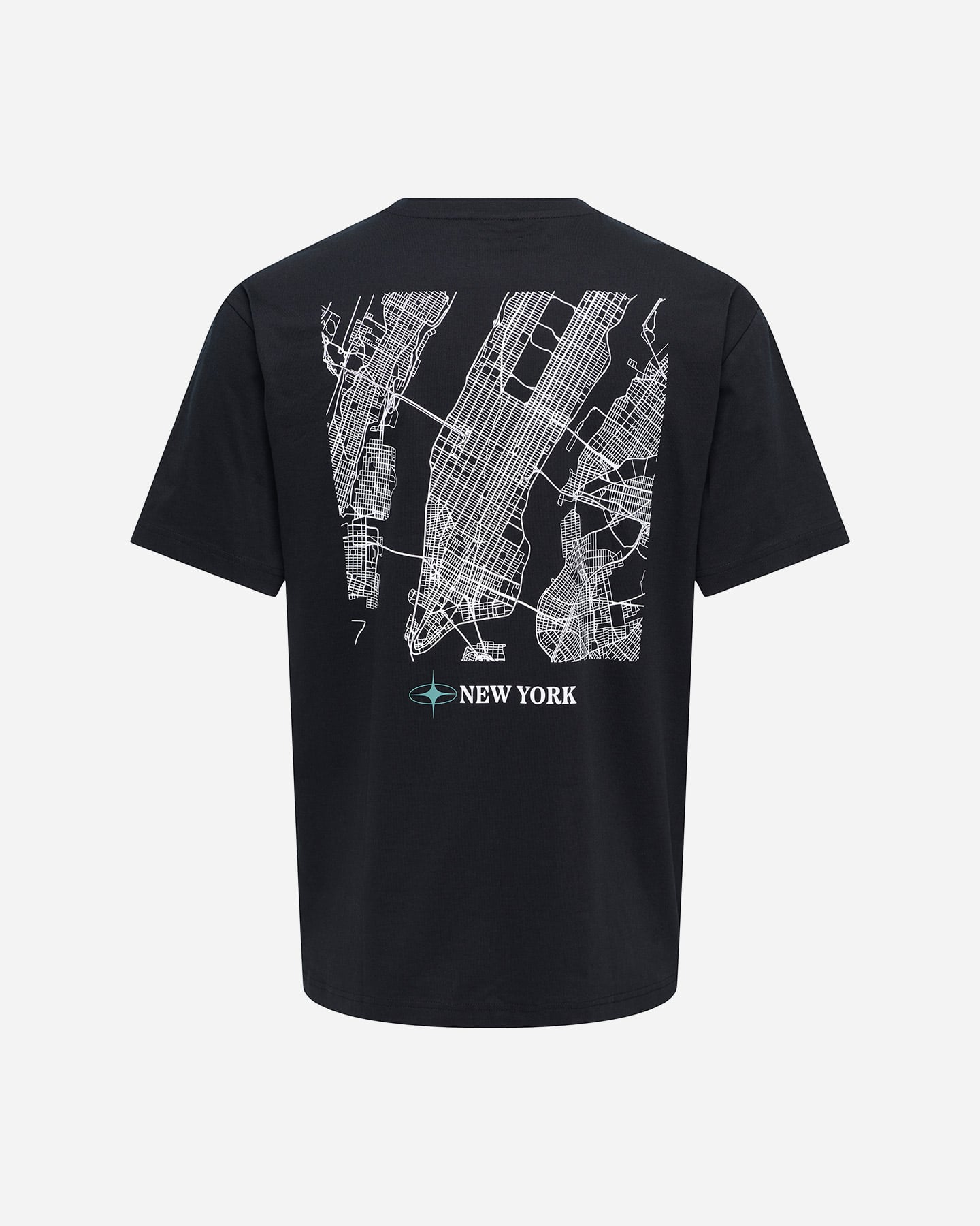 T-shirt ONLY & SONS LIFE NEW YORK M - Blu - 1 | Cisalfa Sport