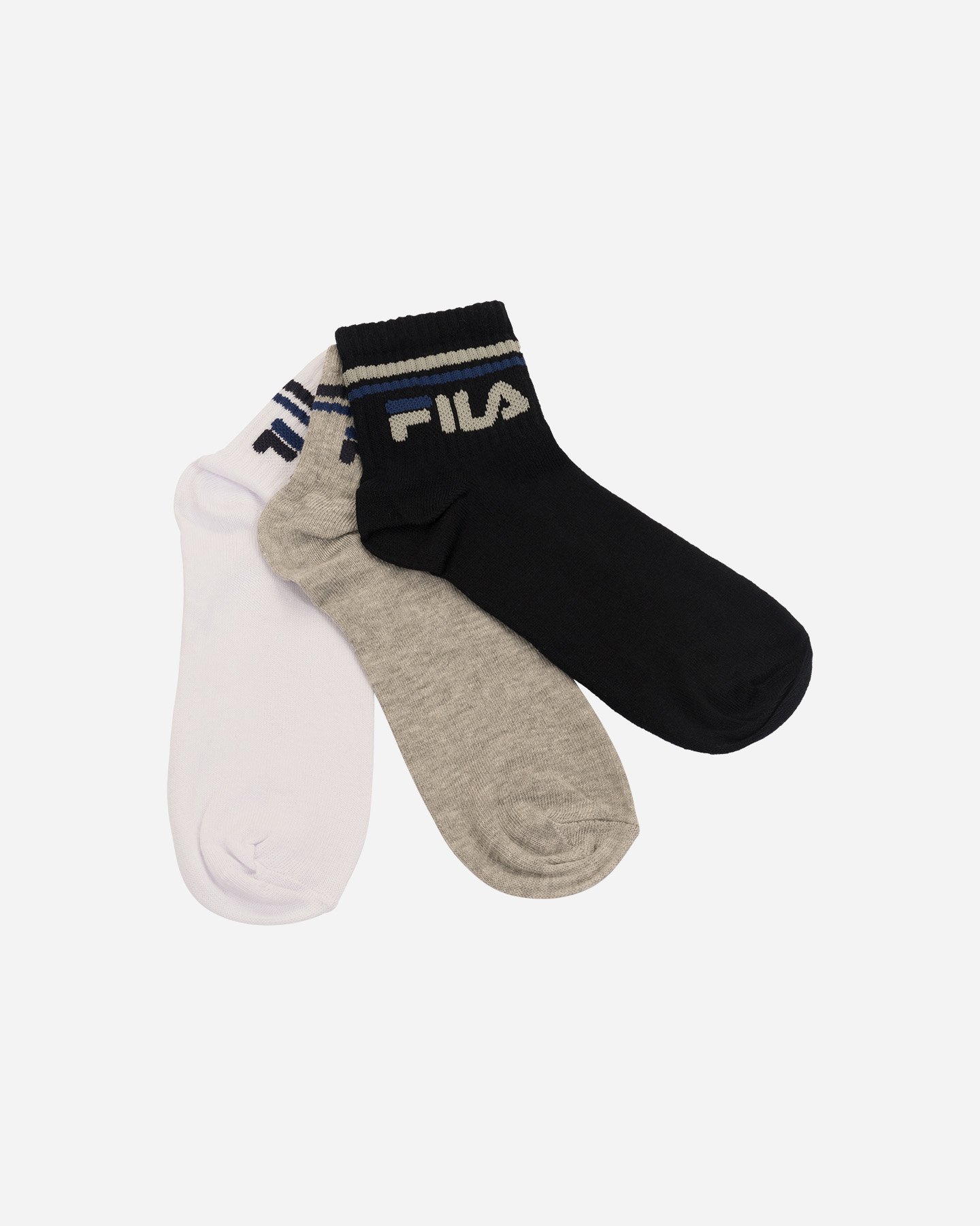 Calze FILA QUARTER 3PACK JR - Blu - 0 | Cisalfa Sport