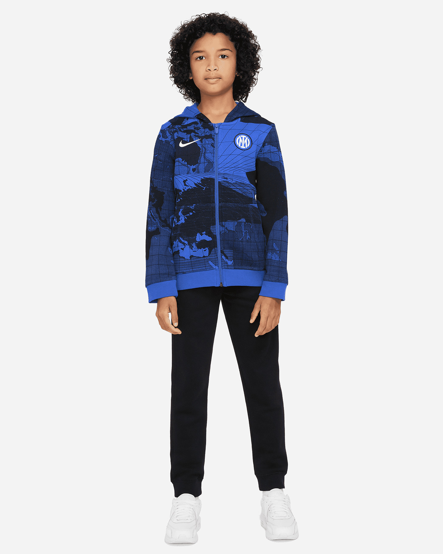 Abbigliamento calcio NIKE INTER HOOD FZ JR - S5456754-480 - 2 | Cisalfa Sport