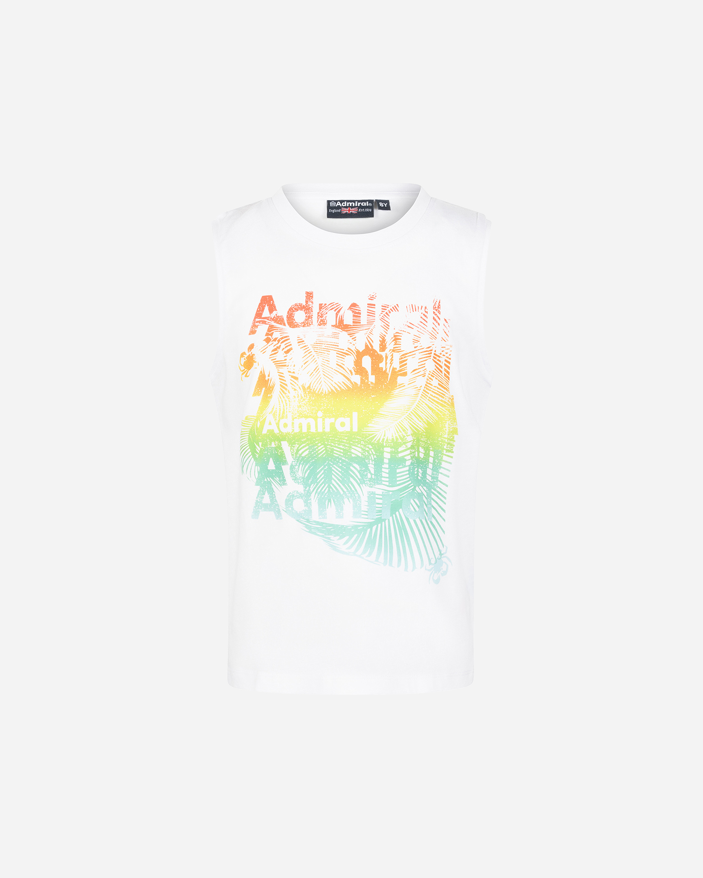T-shirt ADMIRAL RAINBOW JR - Bianco - 0 | Cisalfa Sport