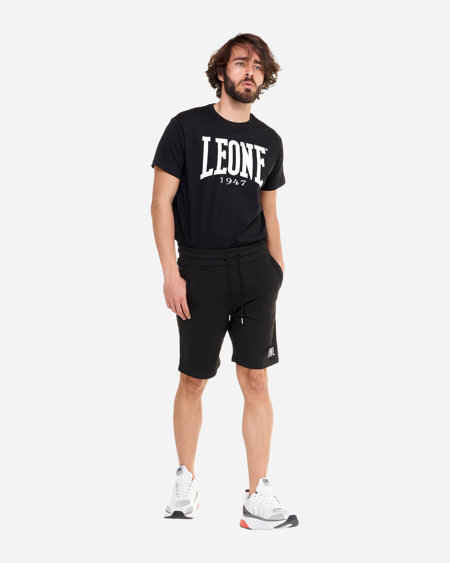 Pantaloncini LEONE SMALL LOGO M - Nero - 1 | Cisalfa Sport