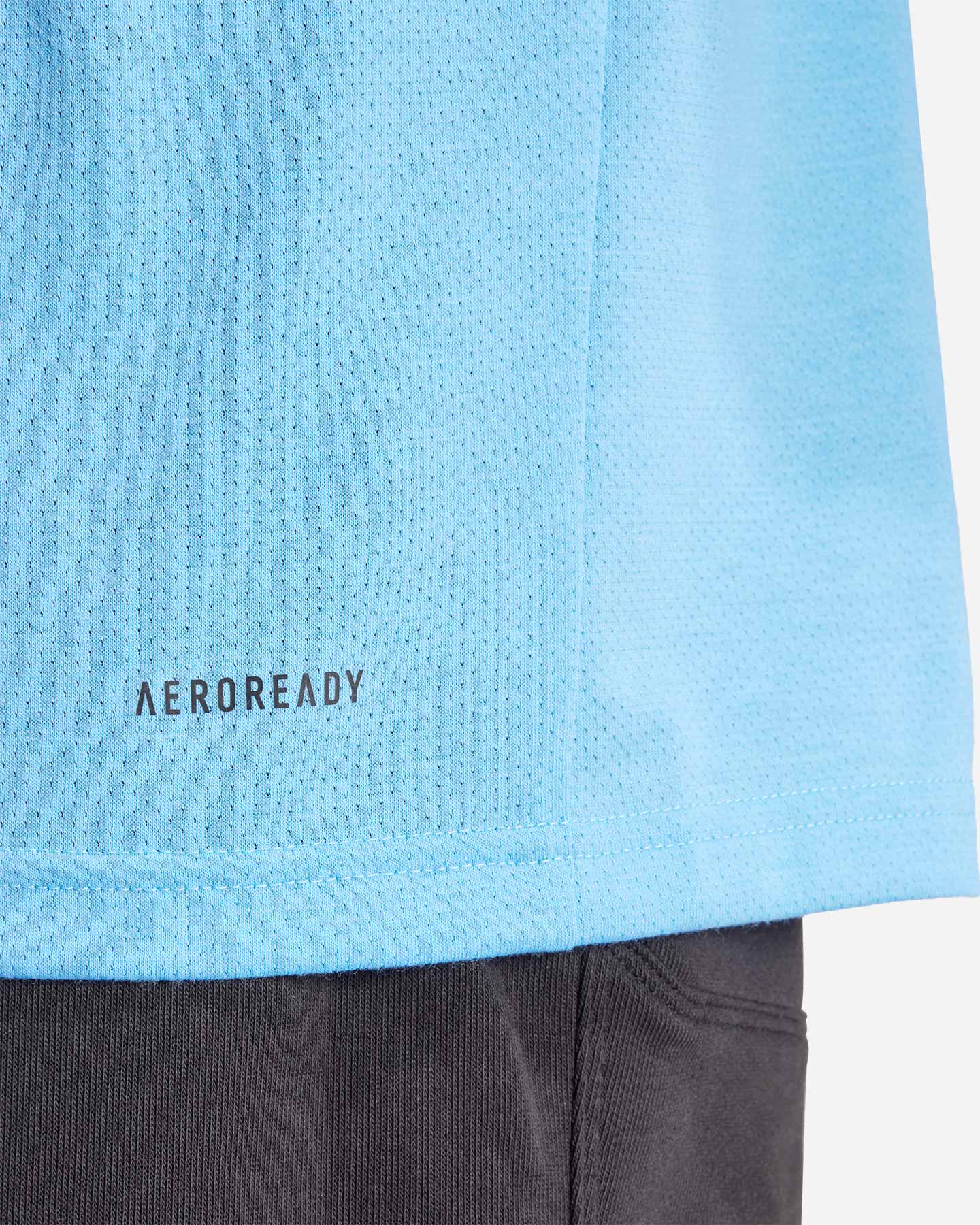 T-shirt training ADIDAS TRAINING M - Azzurro - 4 | Cisalfa Sport