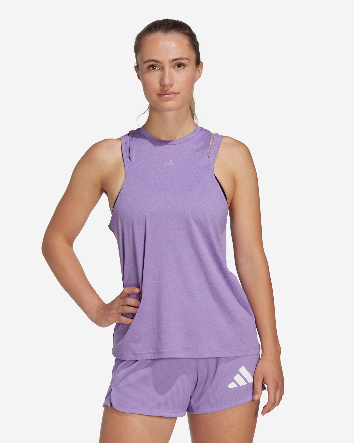 Canotta training ADIDAS DRIFIT 3 BAR W - Viola - 1 | Cisalfa Sport
