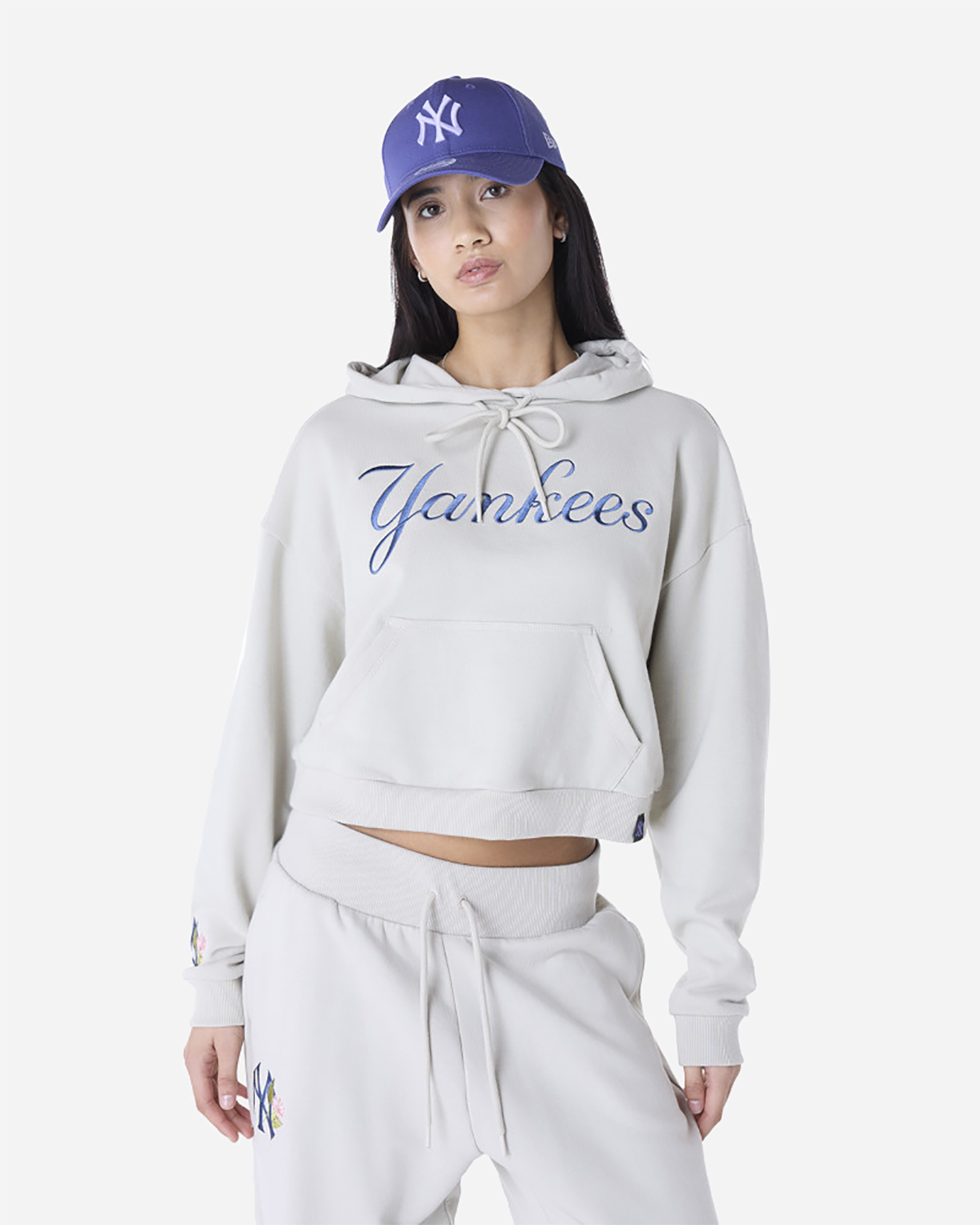Felpa NEW ERA CROP YANKEES W - Beige - 0 | Cisalfa Sport
