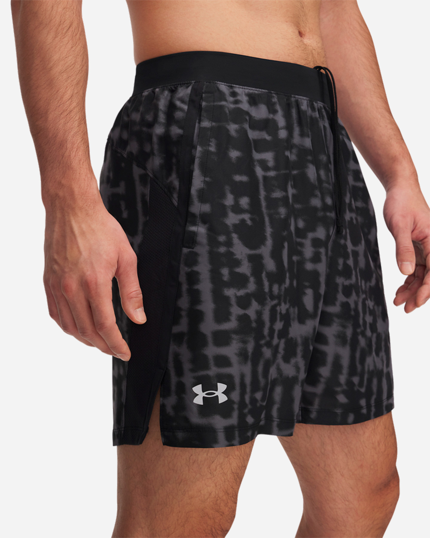 Short running UNDER ARMOUR LAUNCH 7 PRINT M - Nero - 3 | Cisalfa Sport