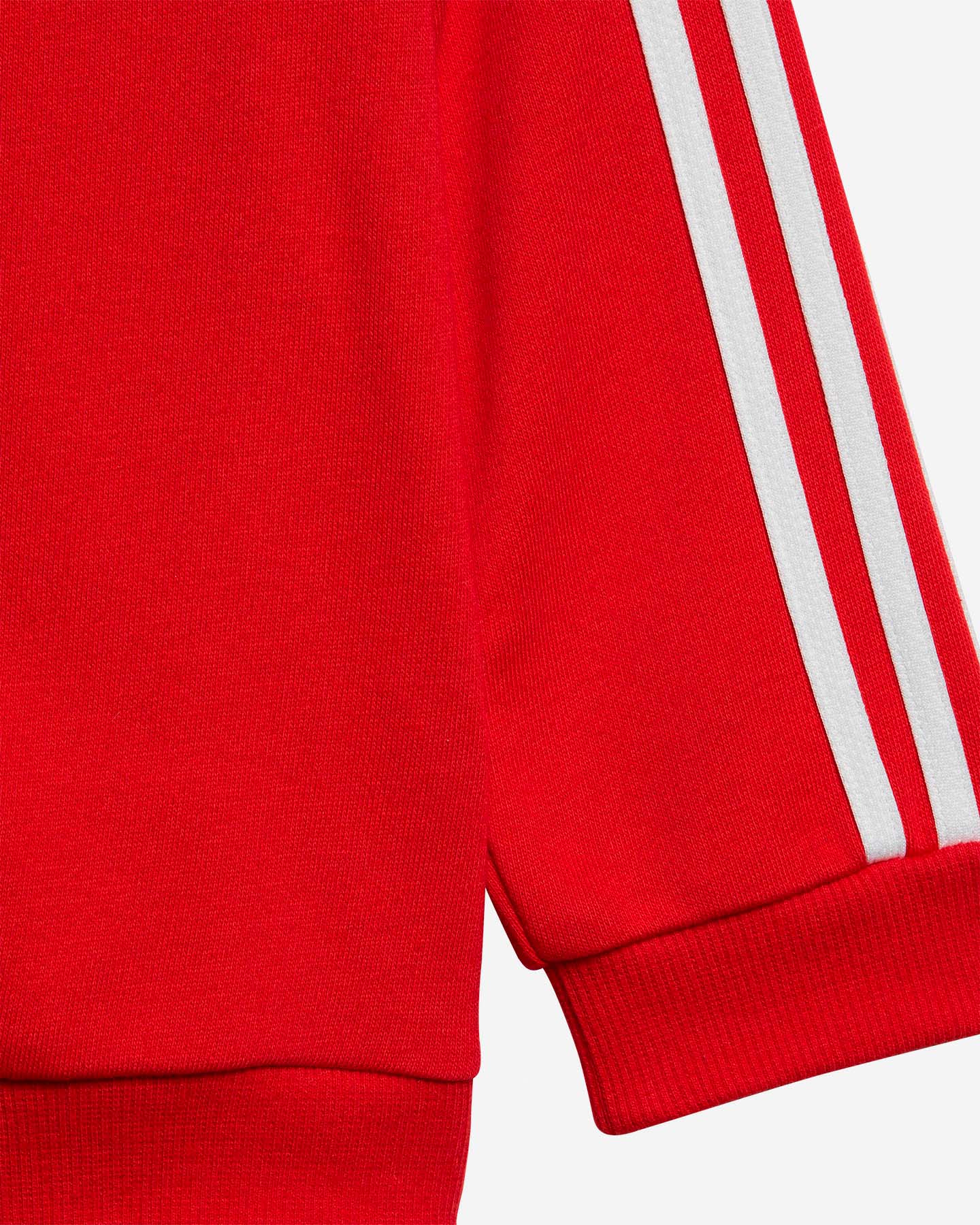 Tuta ADIDAS 3 STRIPES JR - Rosso - 2 | Cisalfa Sport