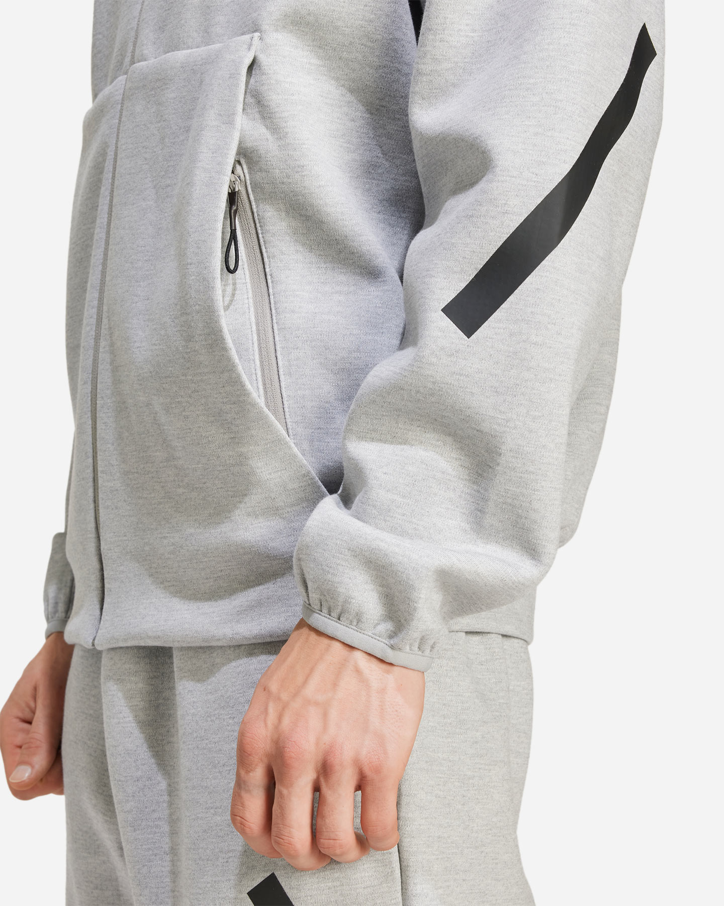 Felpa ADIDAS Z.N.E. M - Grigio - 4 | Cisalfa Sport
