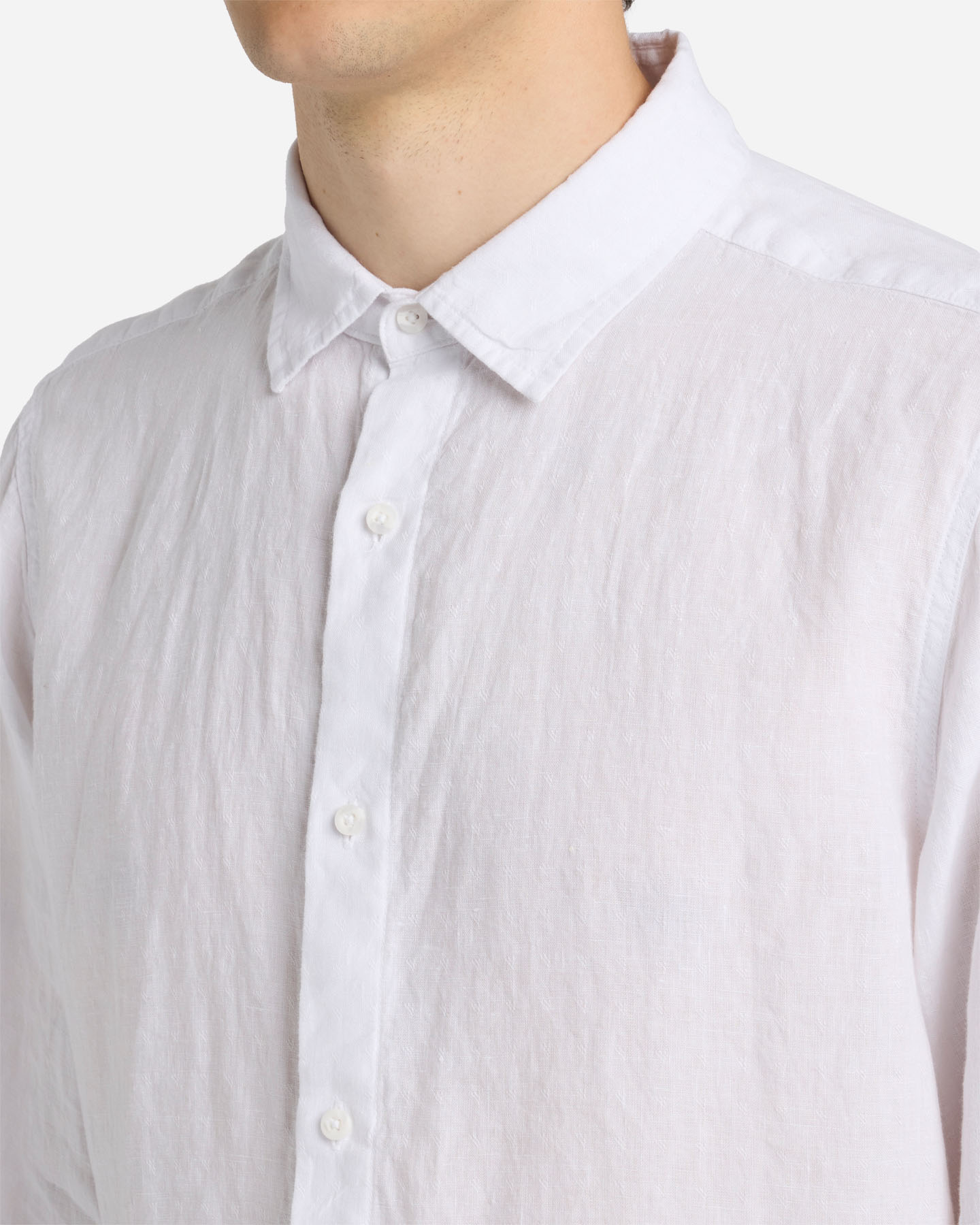 Camicia BEST COMPANY LINO M - Bianco - 5 | Cisalfa Sport