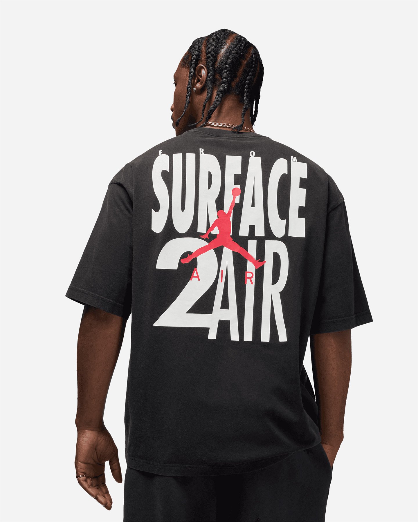 T-shirt NIKE JORDAN 2AIR RING M - Nero - 1 | Cisalfa Sport