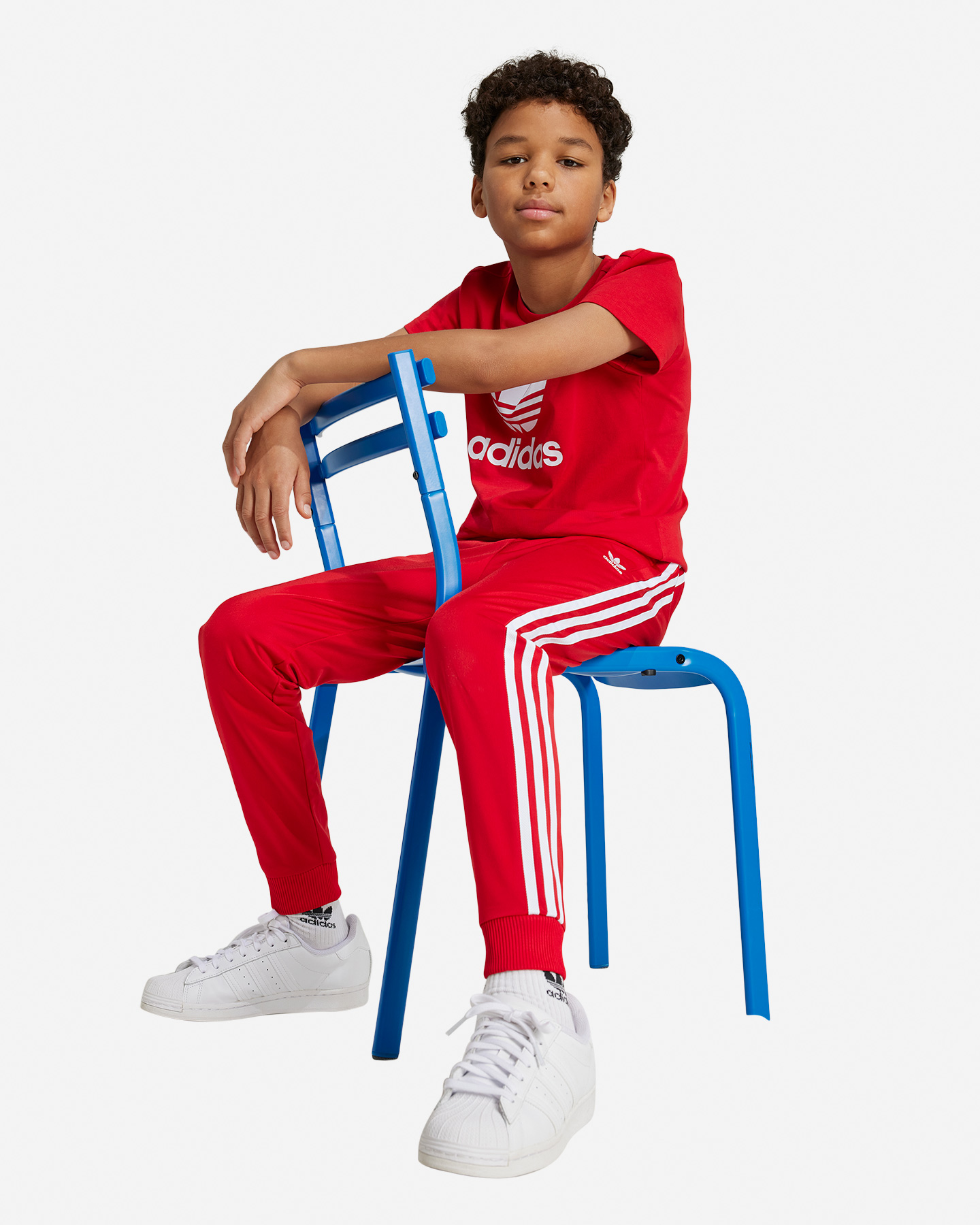 Pantalone ADIDAS O BOY JR - Rosso - 4 | Cisalfa Sport