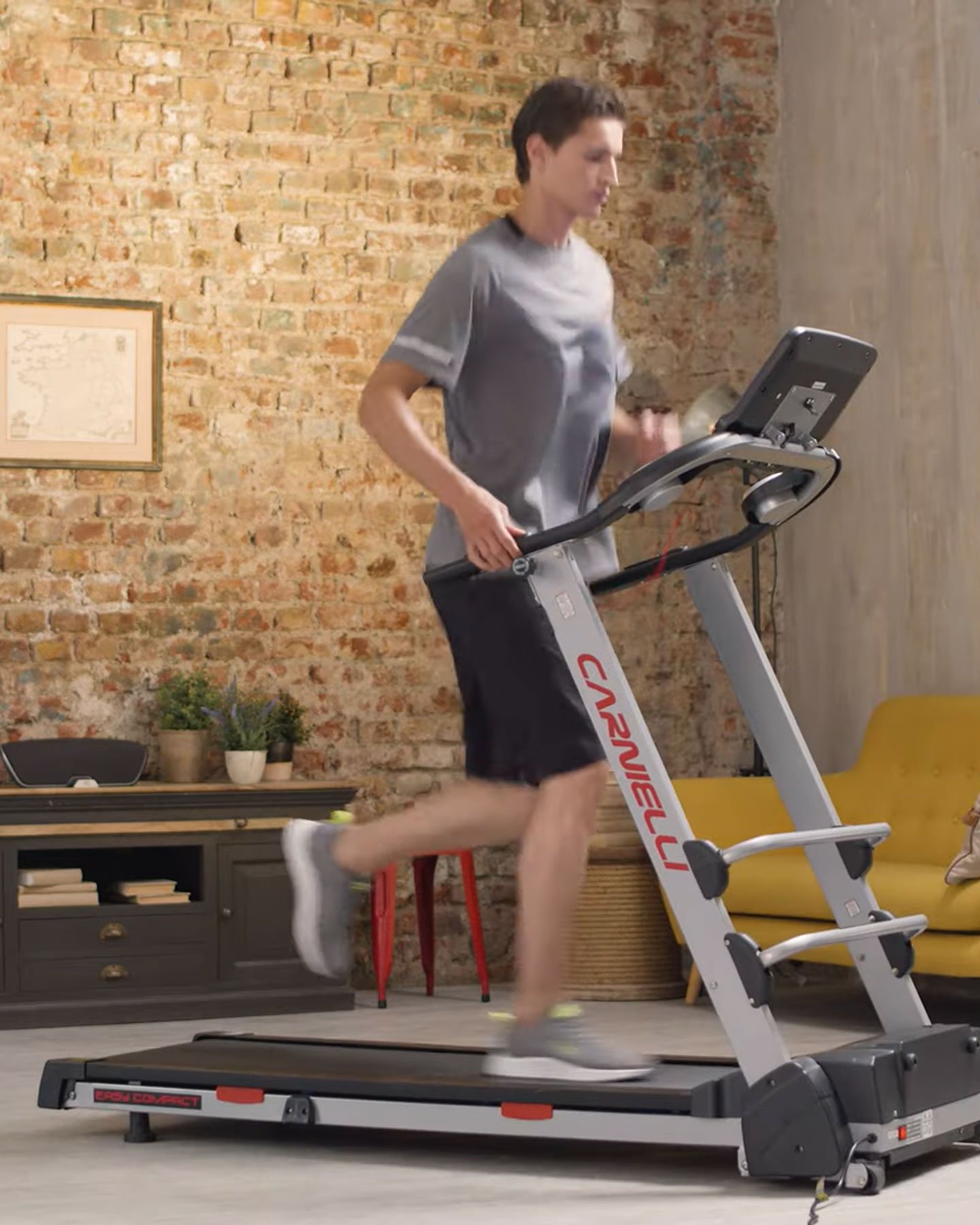 Tapis roulant CARNIELLI EASY COMPACT - Nero - 3 | Cisalfa Sport