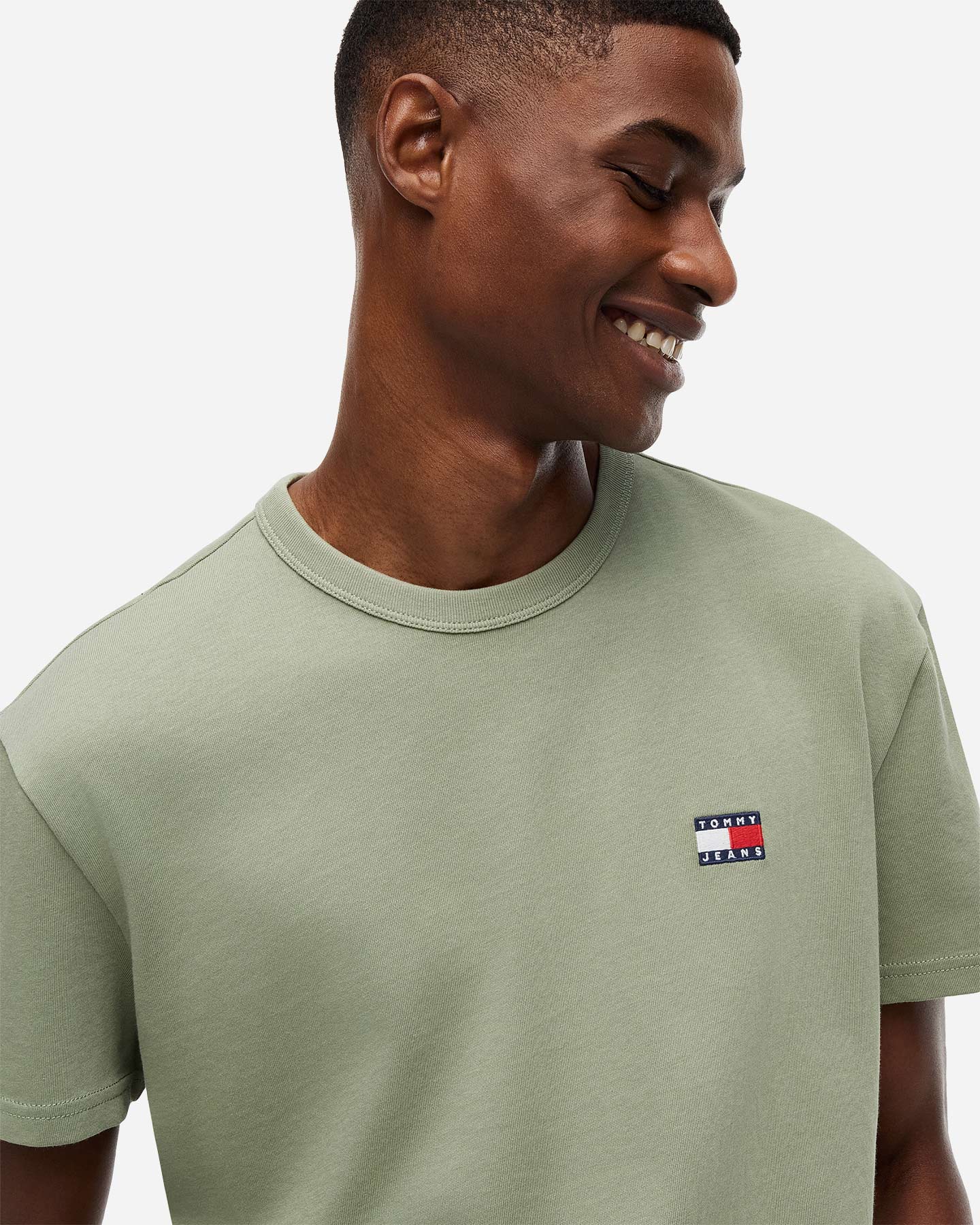 T-shirt TOMMY HILFIGER BADGE LOGO M - Verde - 4 | Cisalfa Sport