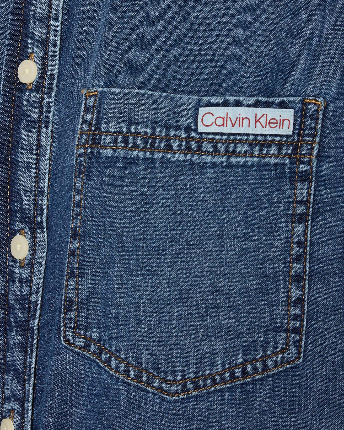Camicia CALVIN KLEIN JEANS POCKET DENIM W - Denim - 2 | Cisalfa Sport