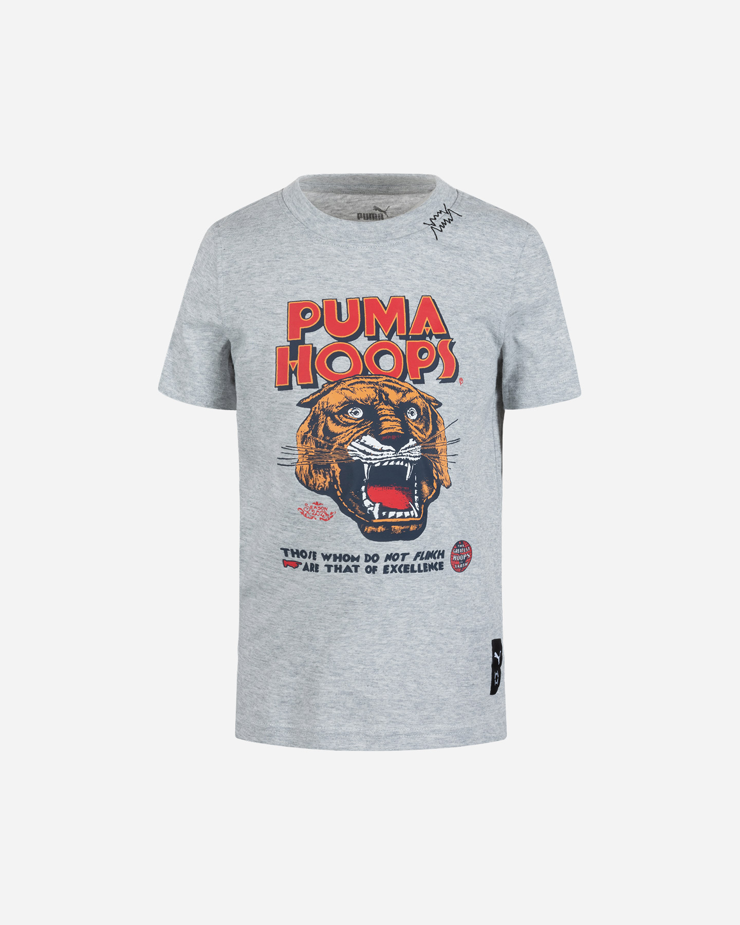 T-shirt PUMA BOY GRAPHIC CAT JR - Grigio - 0 | Cisalfa Sport