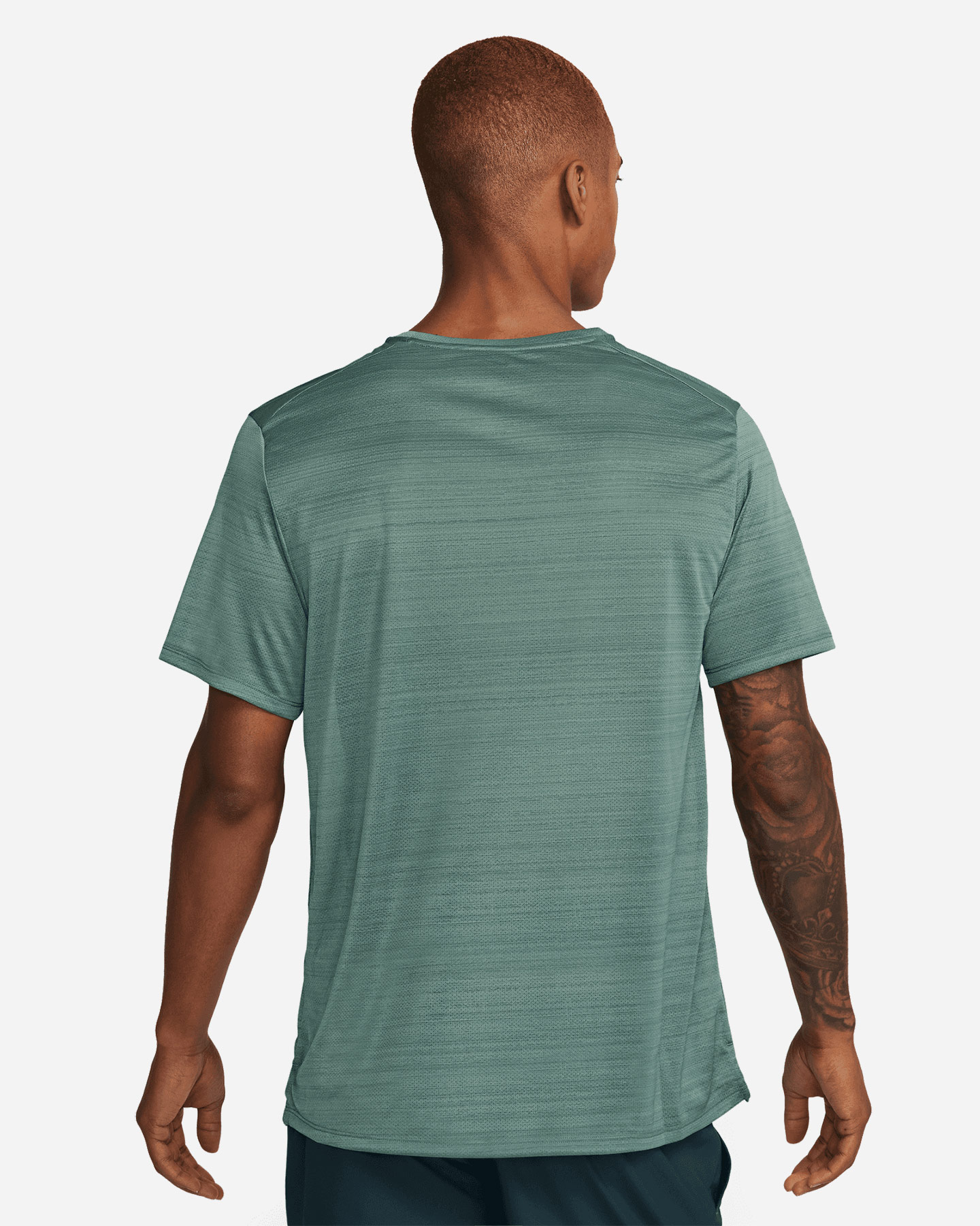 T-shirt running NIKE DRI FIT MILER M - Verde - 1 | Cisalfa Sport