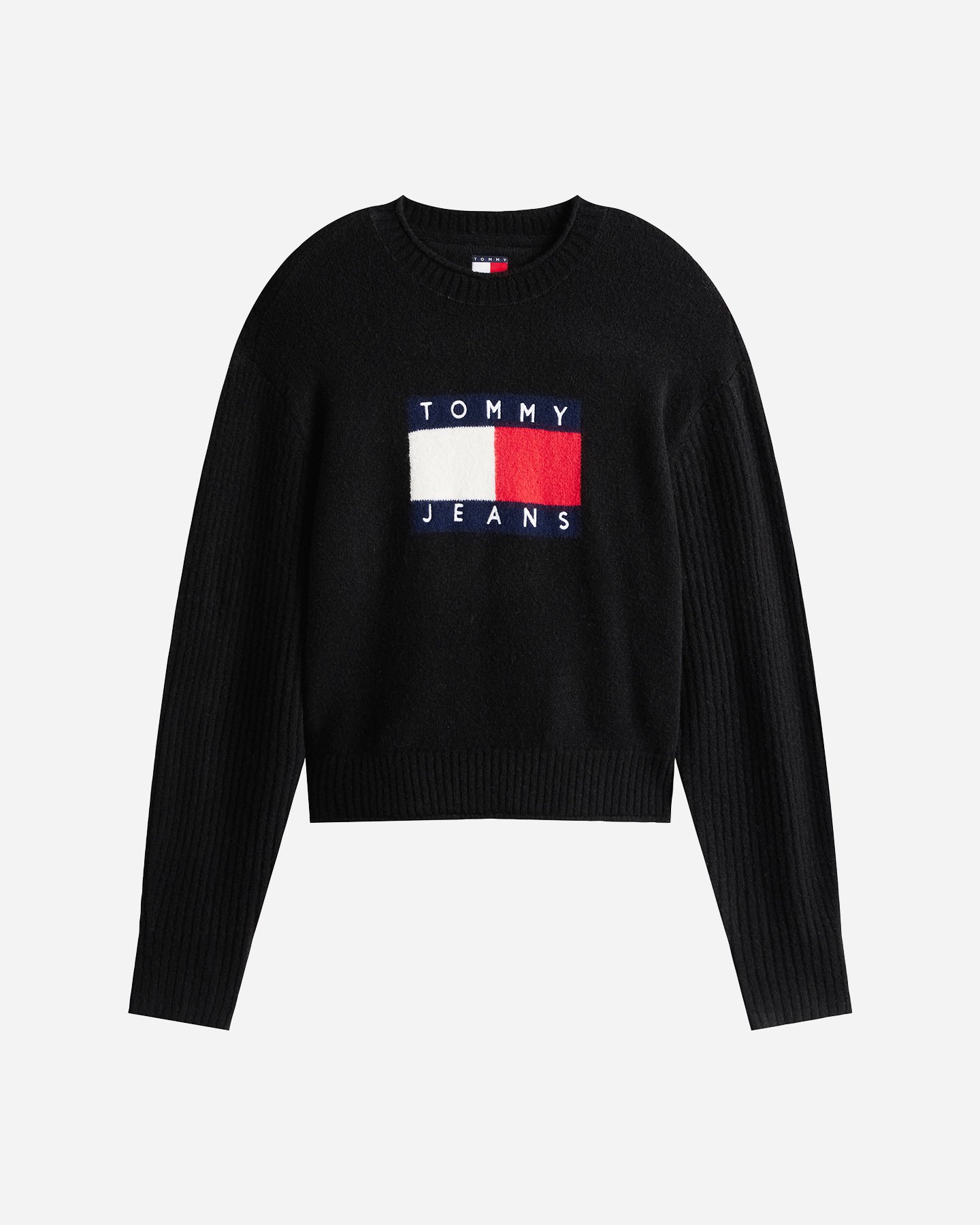 Maglione TOMMY HILFIGER BIG FLAG W - Nero - 0 | Cisalfa Sport
