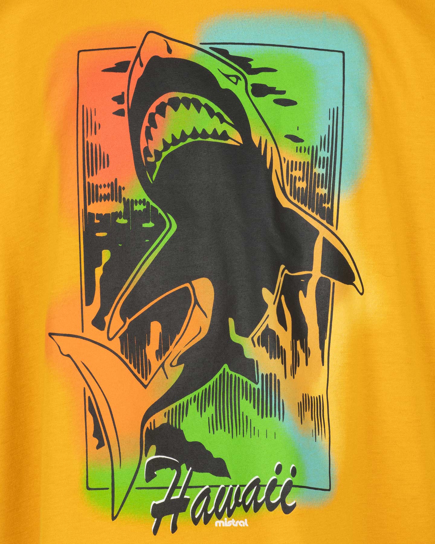 T-shirt MISTRAL NEON SHARK JR - Giallo - 2 | Cisalfa Sport