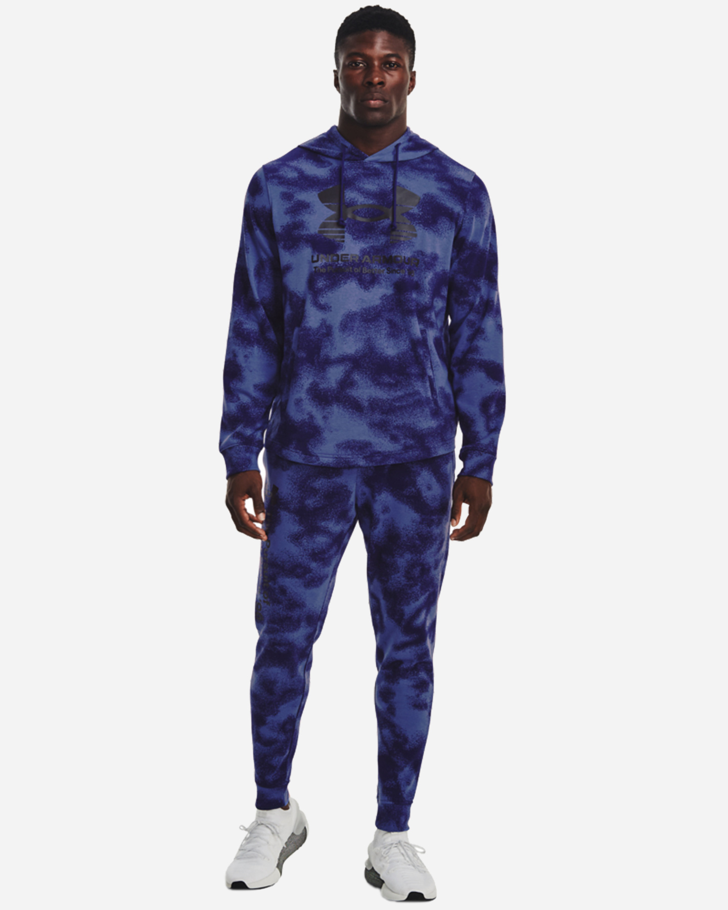 Pantalone UNDER ARMOUR RIVAL M - Blu - 4 | Cisalfa Sport