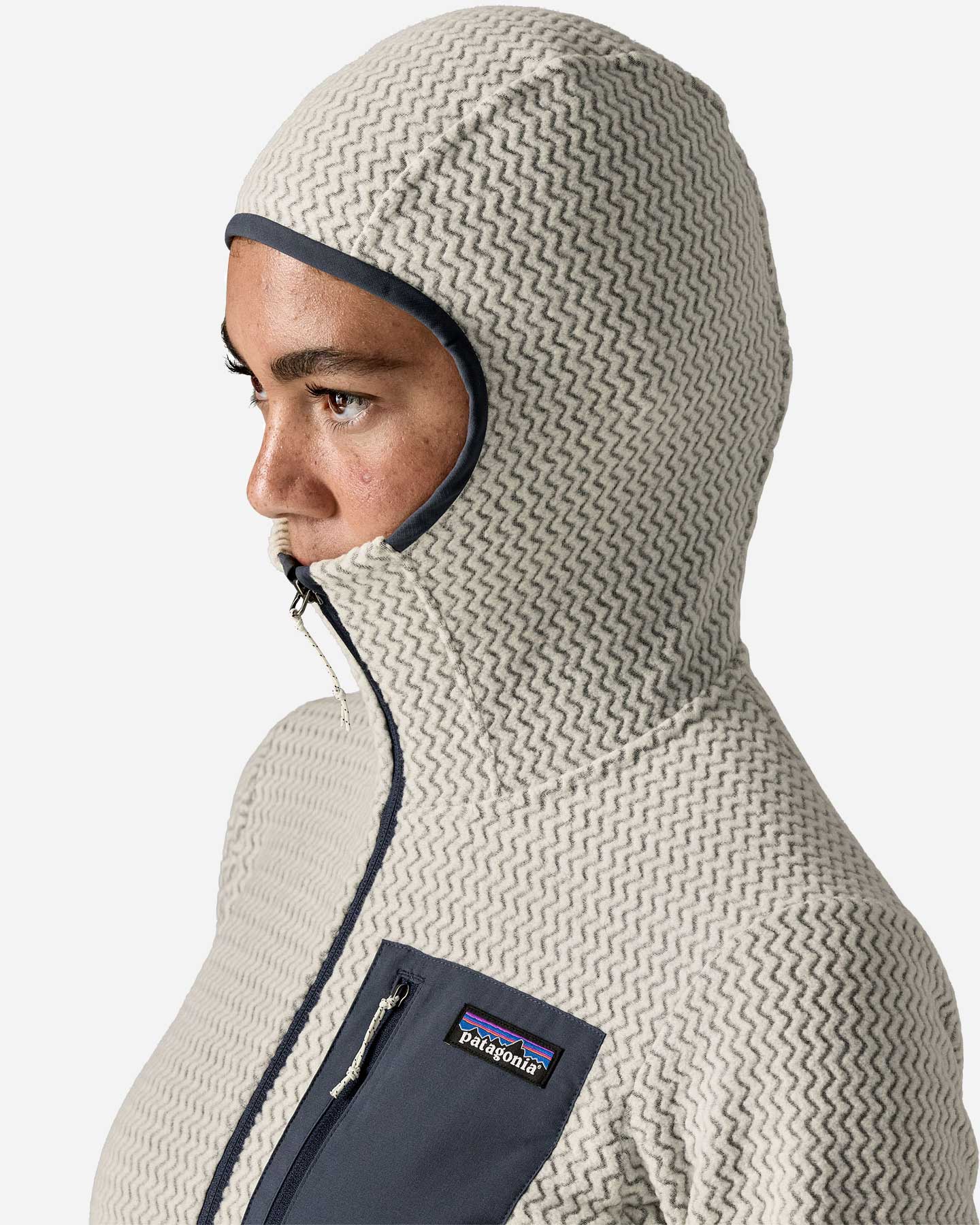Pile PATAGONIA R1 AIR W - Bianco - 3 | Cisalfa Sport
