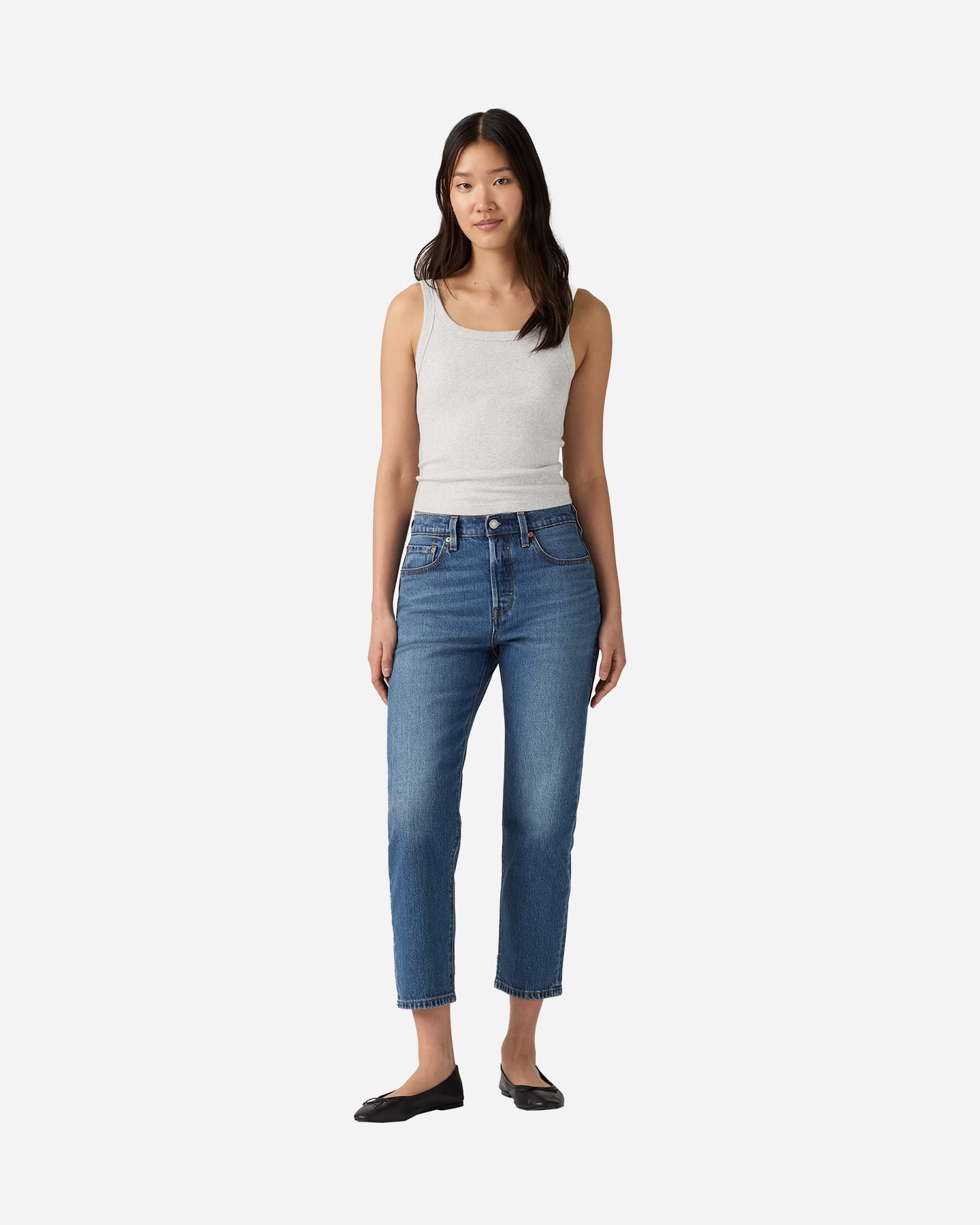 Jeans LEVI'S 501 CROP L30 W - Denim - 2 | Cisalfa Sport