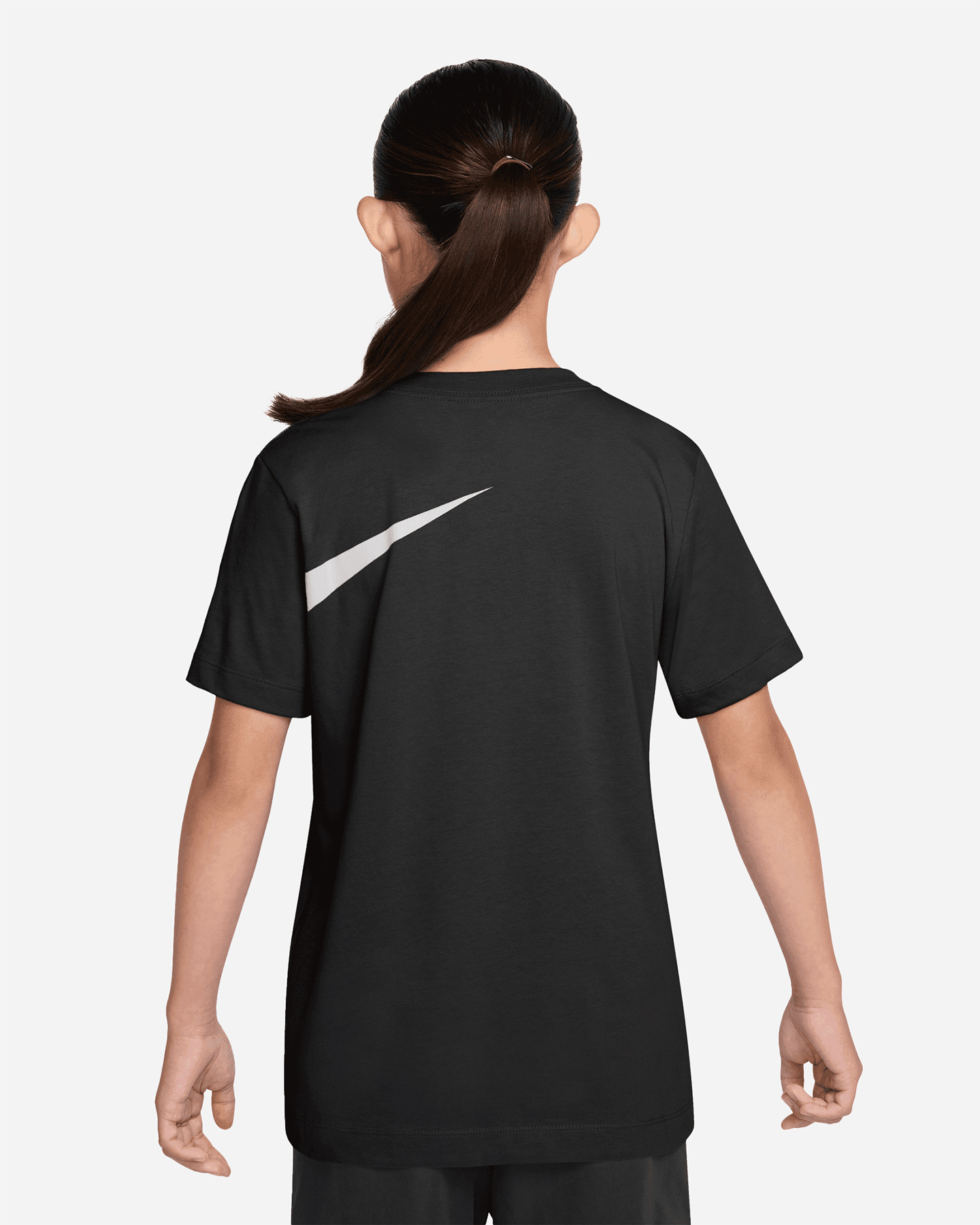 T-shirt NIKE BIG SWOOSH JR - Nero - 1 | Cisalfa Sport