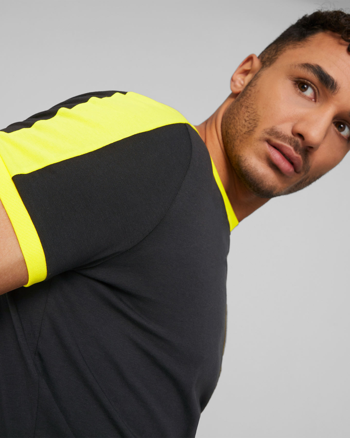 Abbigliamento calcio ufficiale PUMA BORUSSIA DORTMUND T7 M - Nero - 4 | Cisalfa Sport