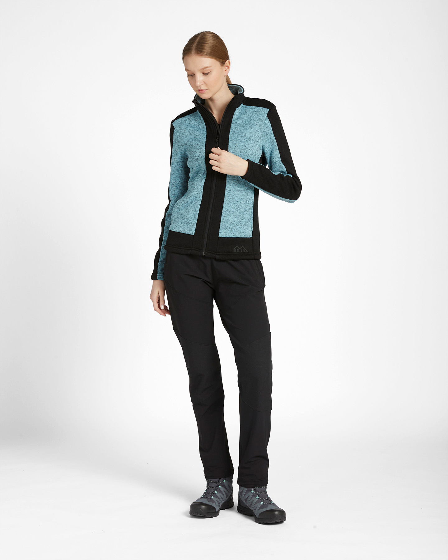 Pile 8848 KNIT MELANGE FZ W - S4109878-1134M/050 - 1 | Cisalfa Sport