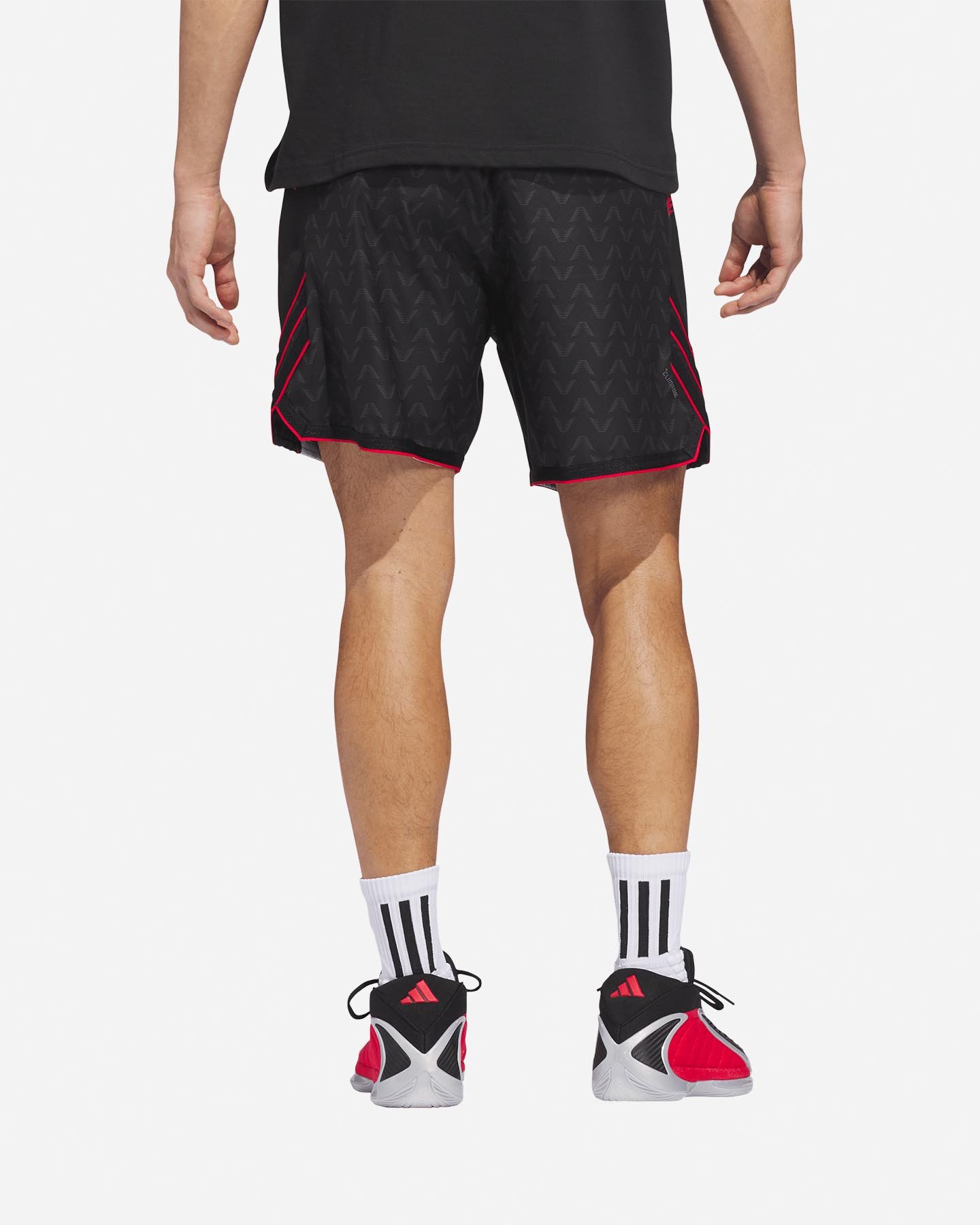 Pantaloncini basket ADIDAS ANTHONY EDWARDS CRAZY LITE M - Nero - 2 | Cisalfa Sport