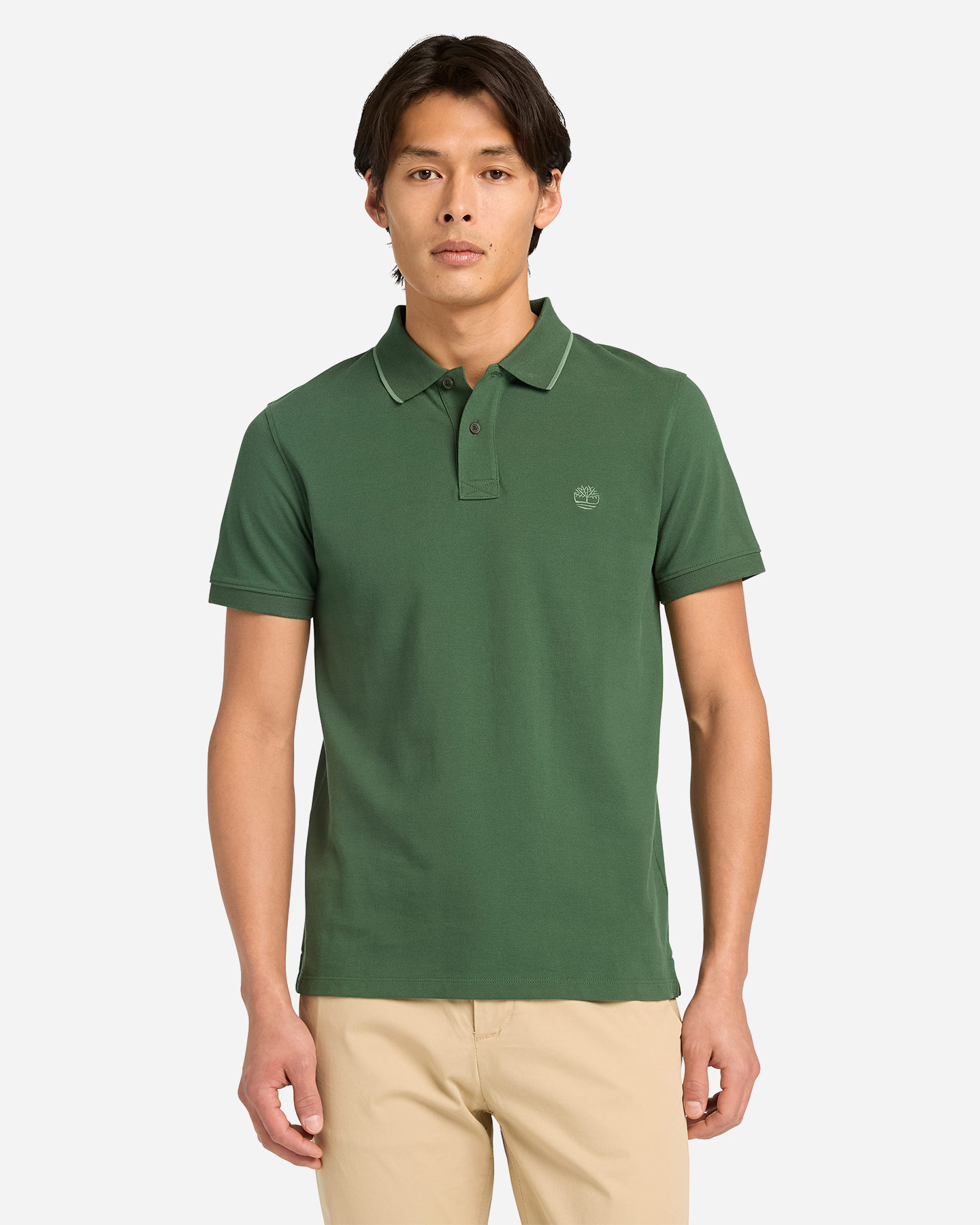 Polo TIMBERLAND MILLERS RIVER PRINTED M - Verde - 1 | Cisalfa Sport