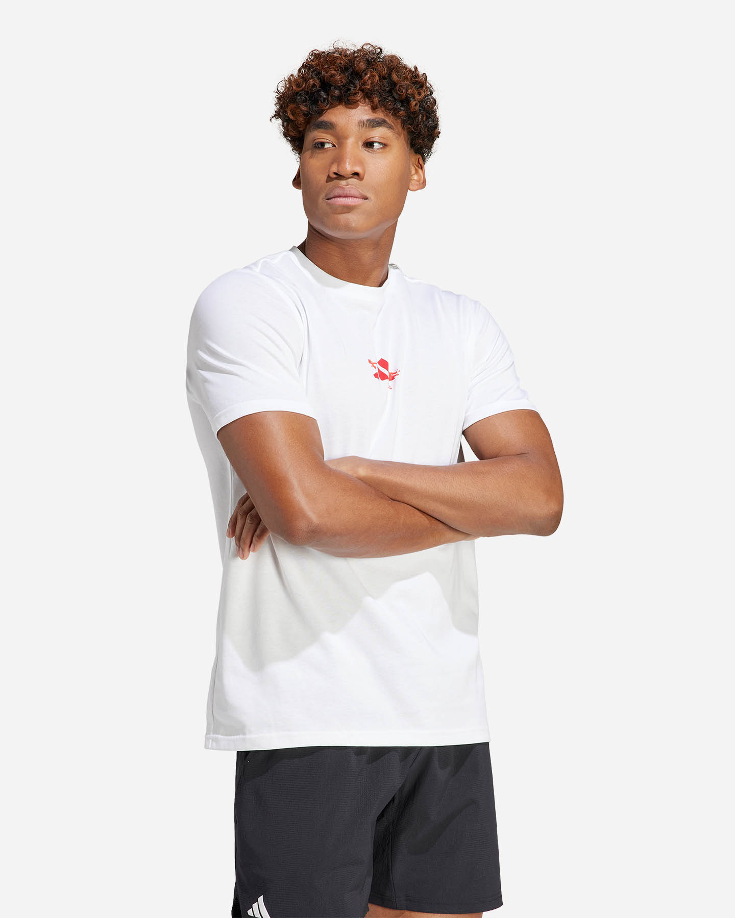 T-shirt tennis ADIDAS SPORT M - Bianco - 3 | Cisalfa Sport
