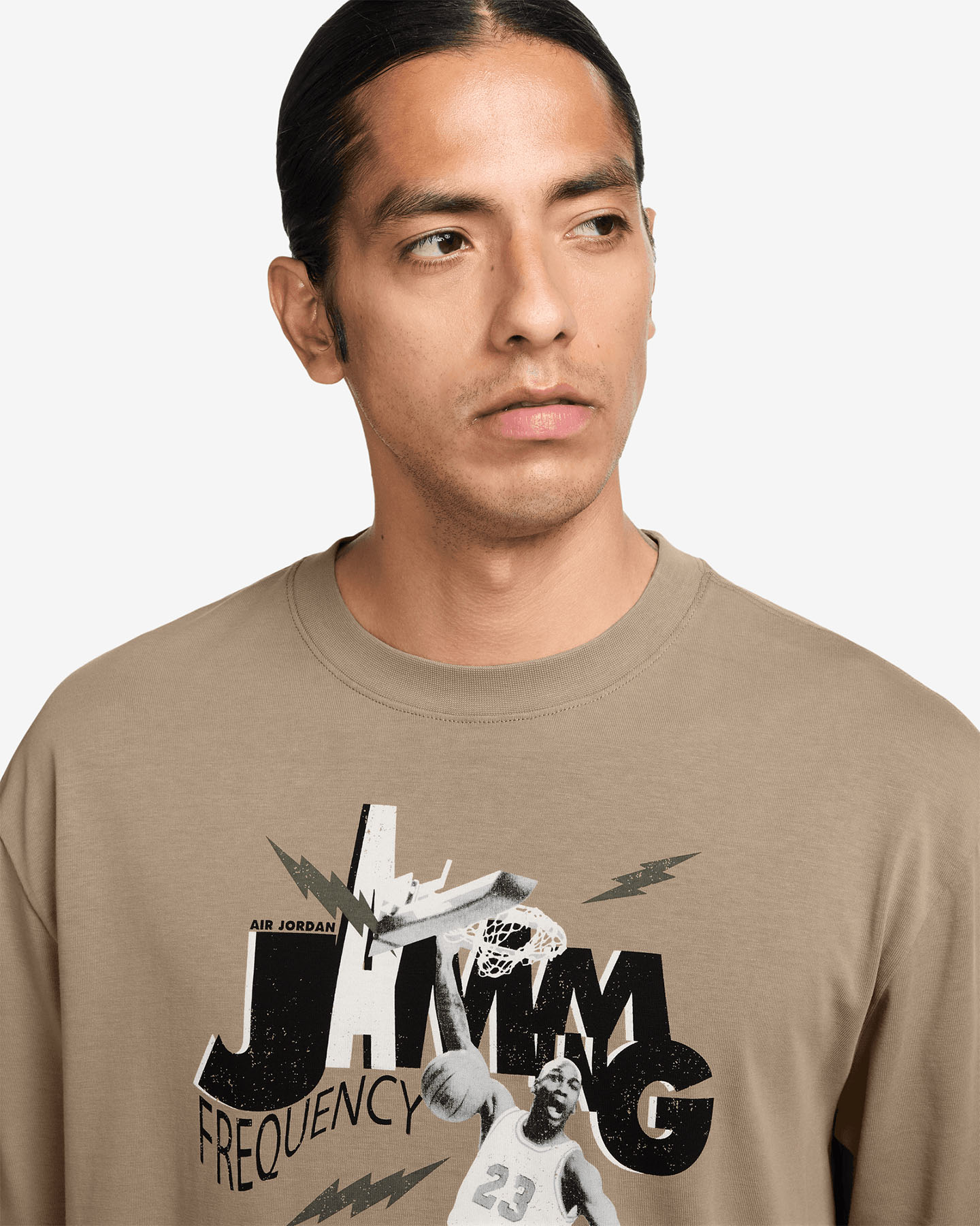 T-shirt NIKE JORDAN JAM 85 M - Beige - 2 | Cisalfa Sport