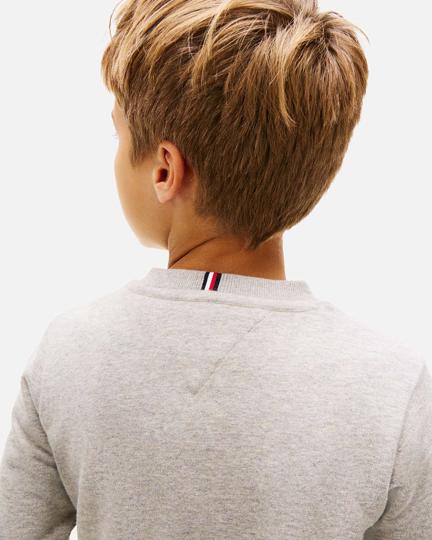 Felpa TOMMY HILFIGER FADED PRINT JR - Grigio - 4 | Cisalfa Sport